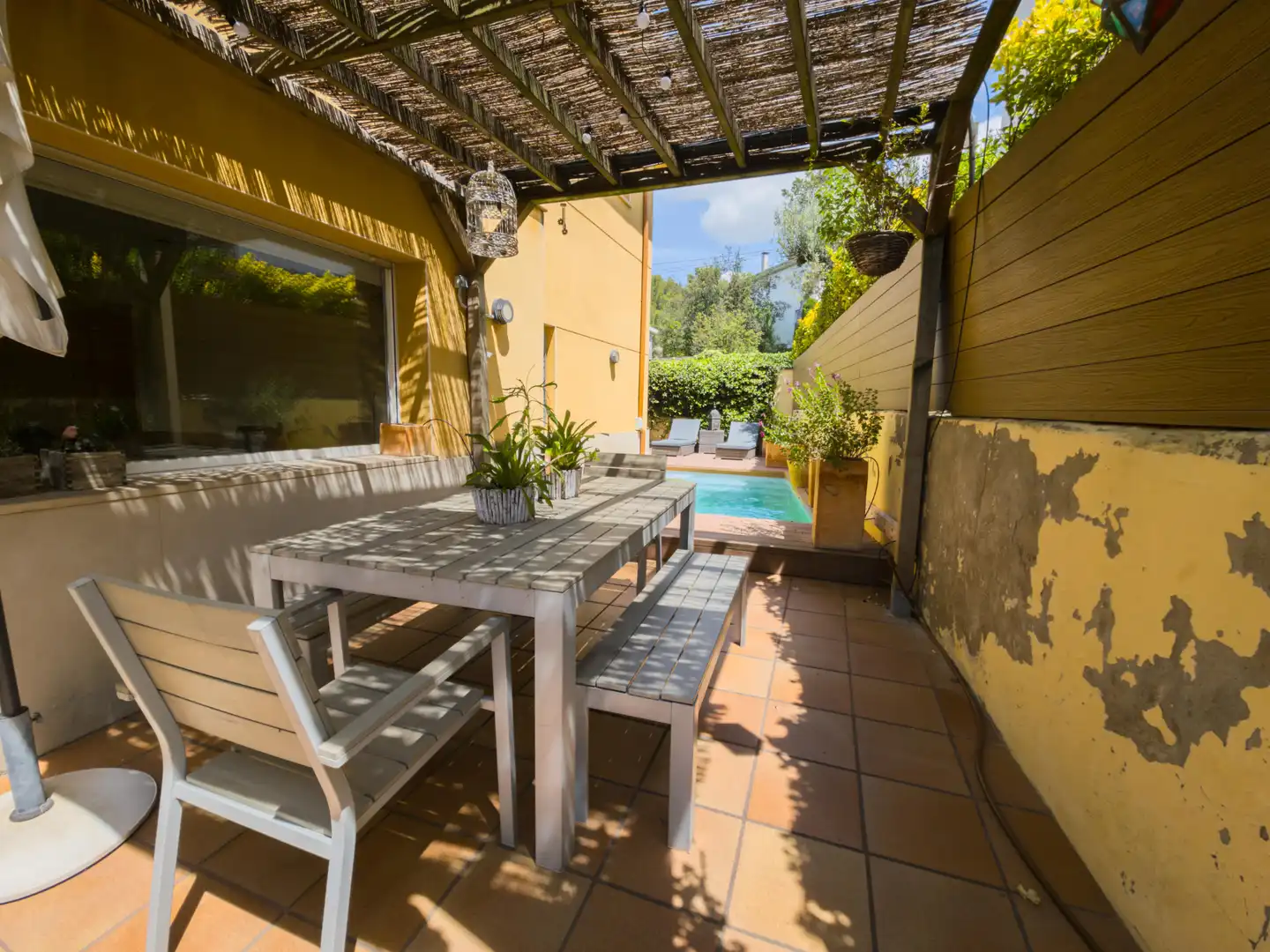 Terrasse von Haus oder Chalet zum Verkauf in Òdena mit Klimaanlage, Heizung und Privatgarten