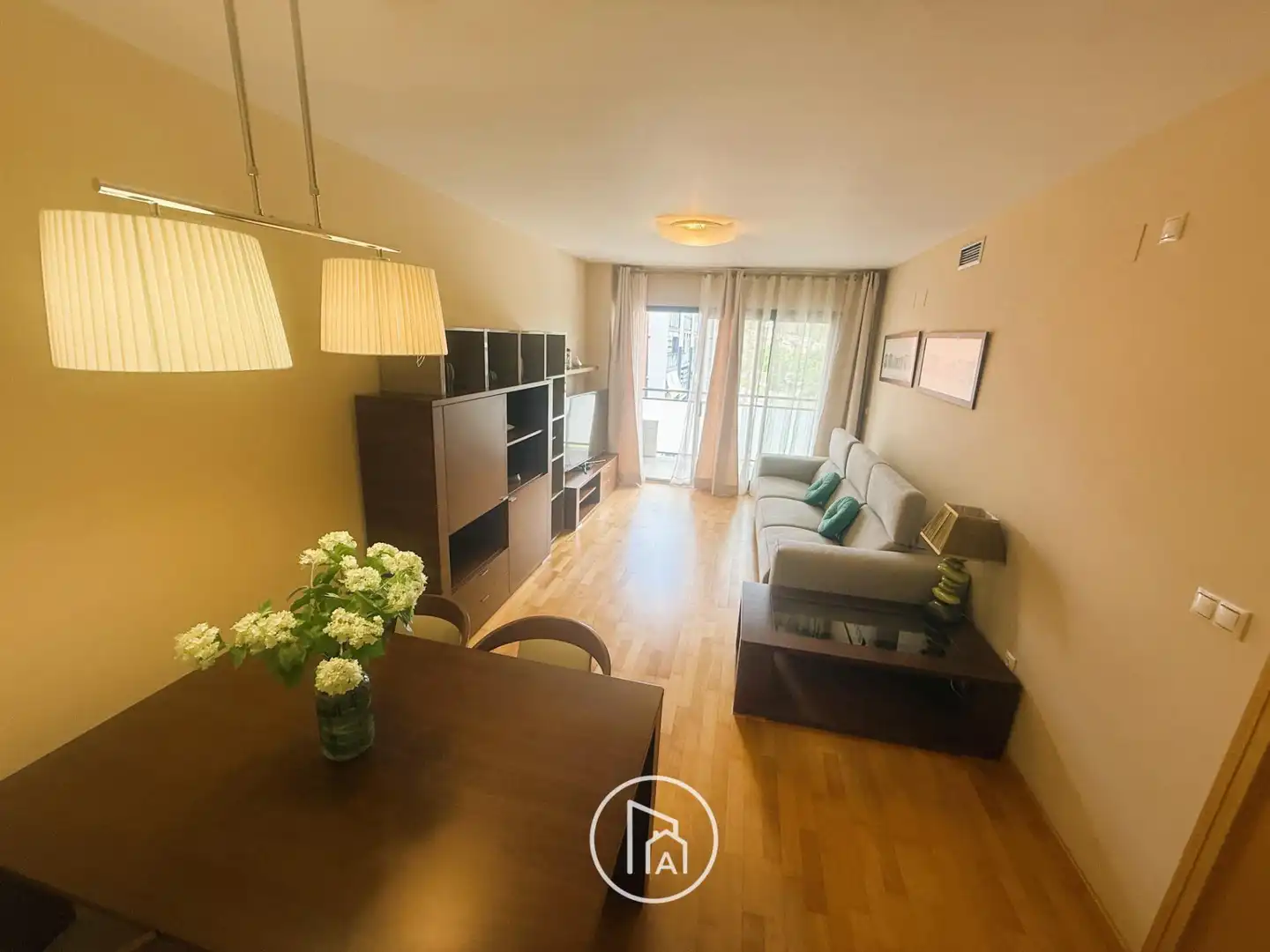 Living room of Flat for sale in Paterna  with Parquet flooring
