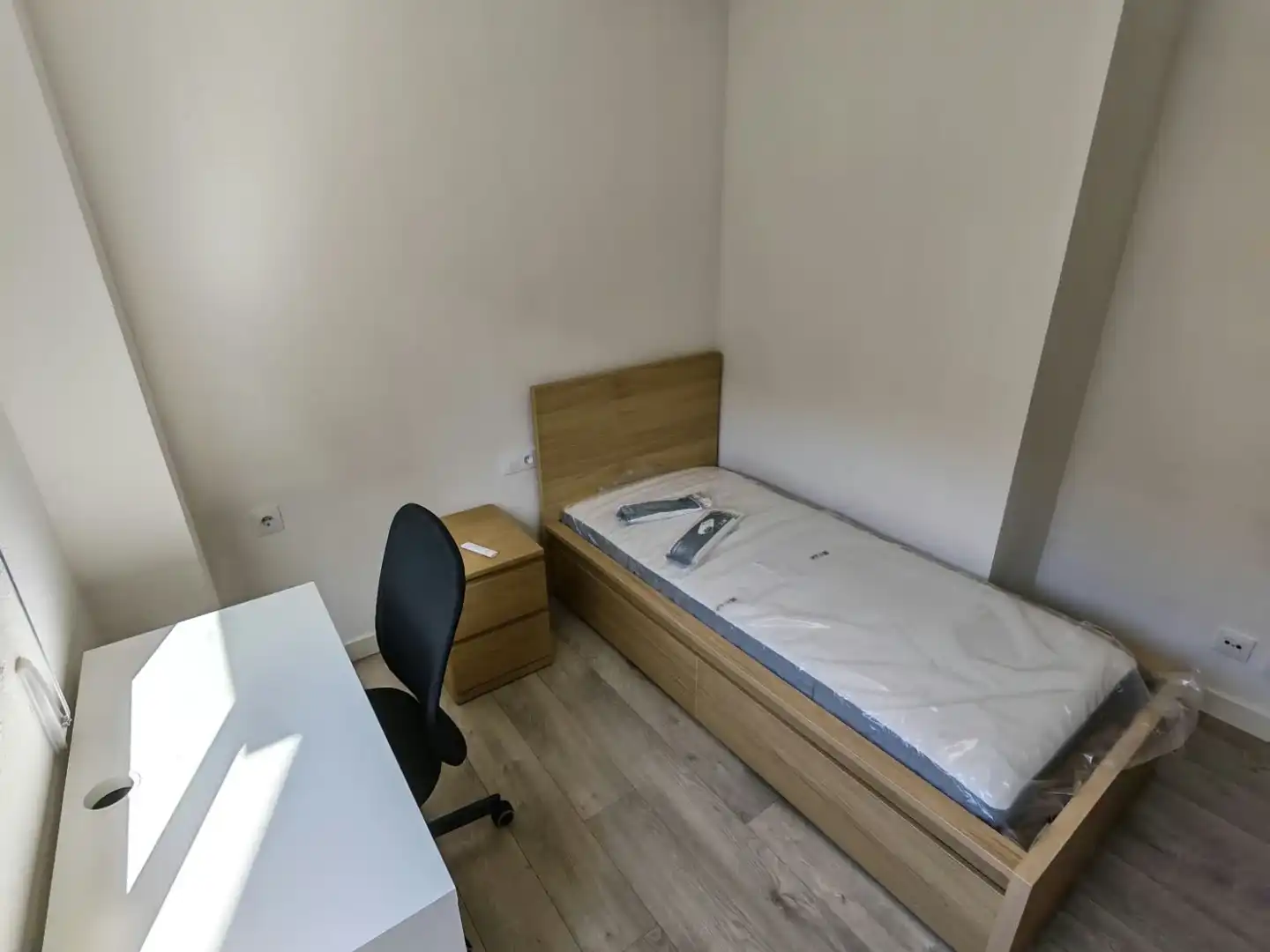 Schlafzimmer von Wohnung zur Miete in Murcia mit Klimaanlage, Heizung und Möbliert
