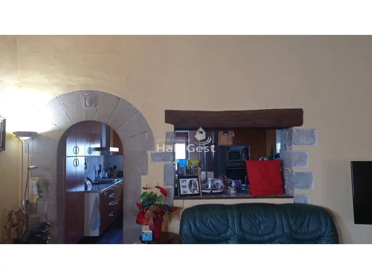 Küche von Country house zum Verkauf in Anglès mit Heizung und Möbliert