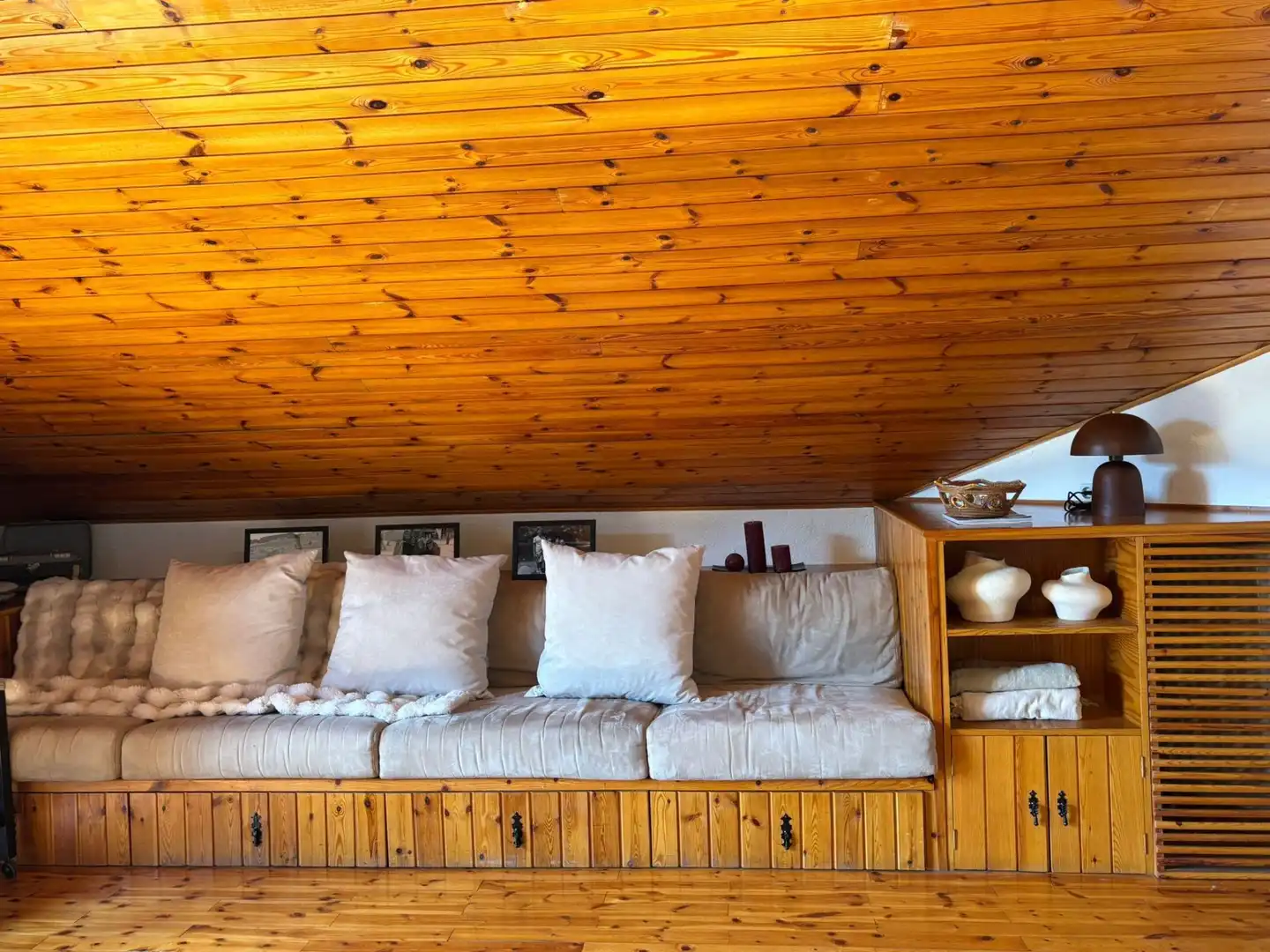 Sala d'estar de Apartament de lloguer en Alp amb Calefacció i Moblat