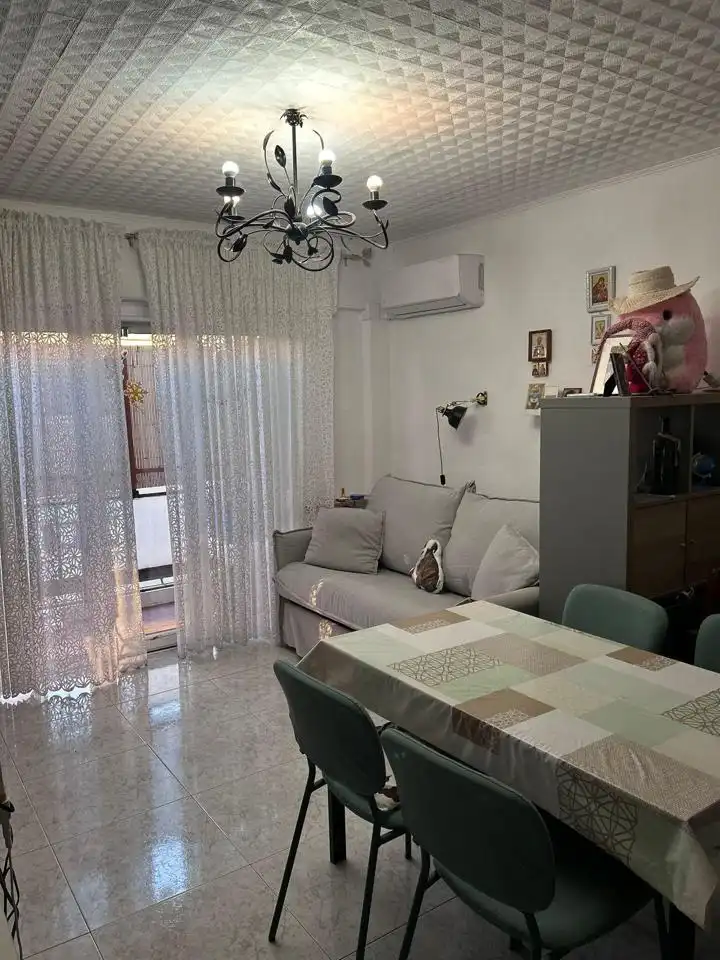 Sala d'estar de Pis en venda en  Palma de Mallorca amb Aire condicionat, Terrassa i Moblat
