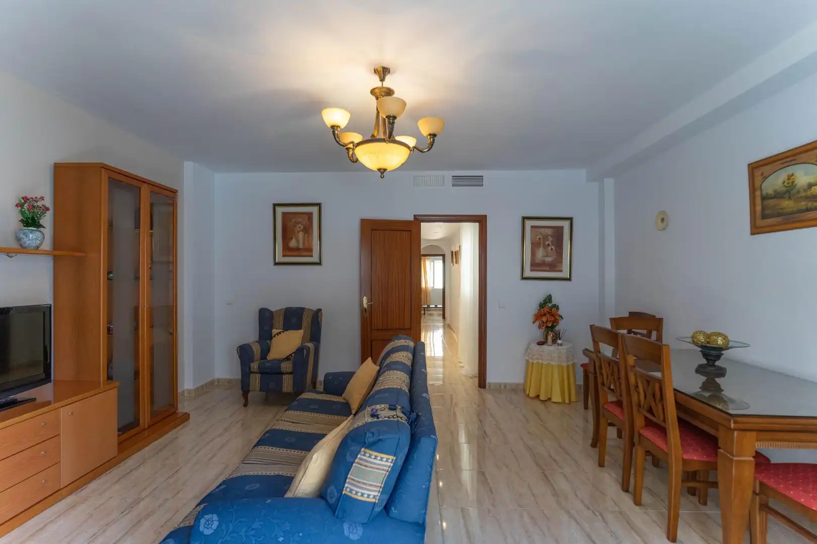 Living room of Flat for rent in Alhaurín El Grande  with Air Conditioner, Heating and Furnished