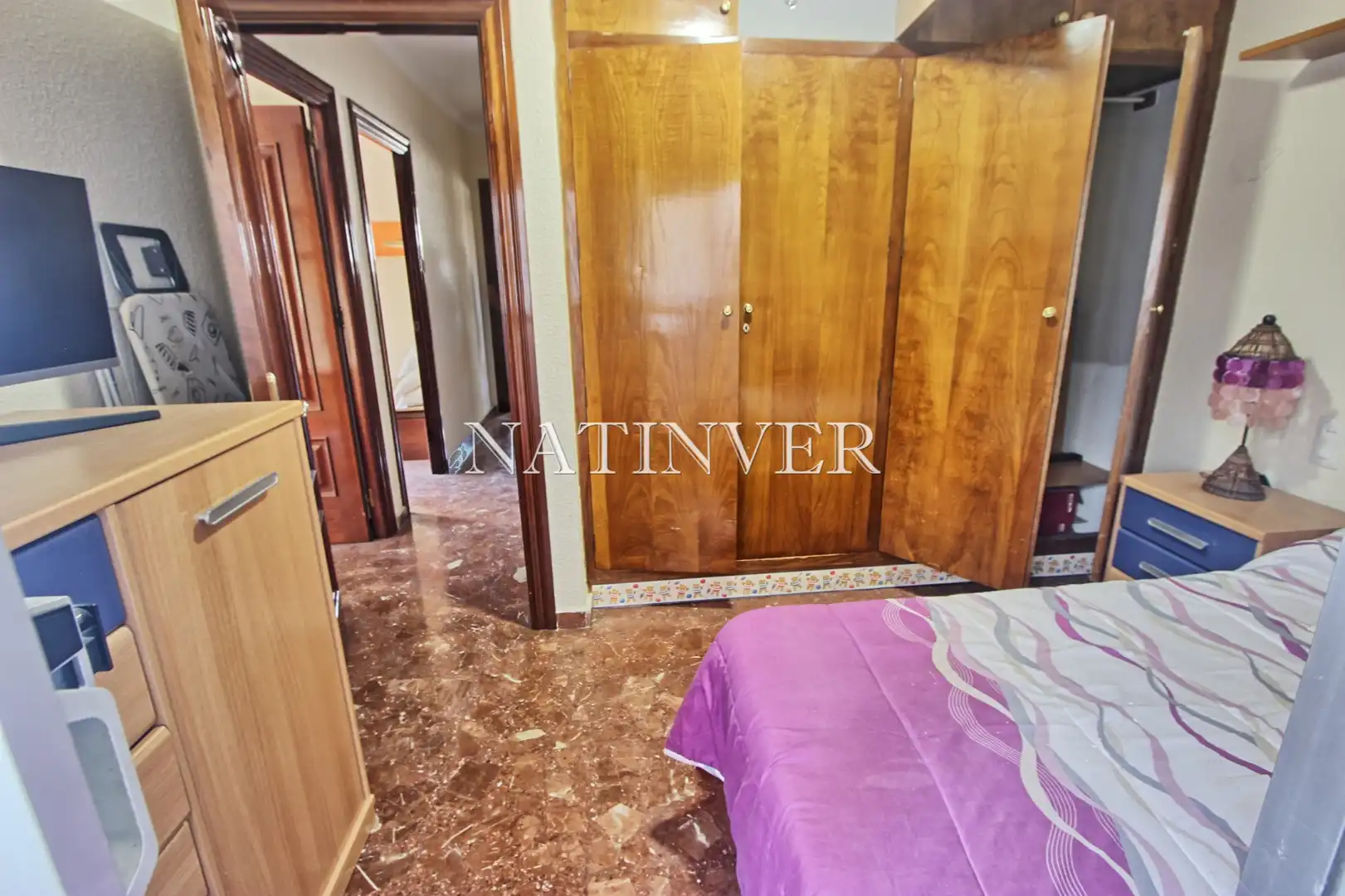 Bedroom of Flat for sale in Málaga  with Air Conditioner and Terrace