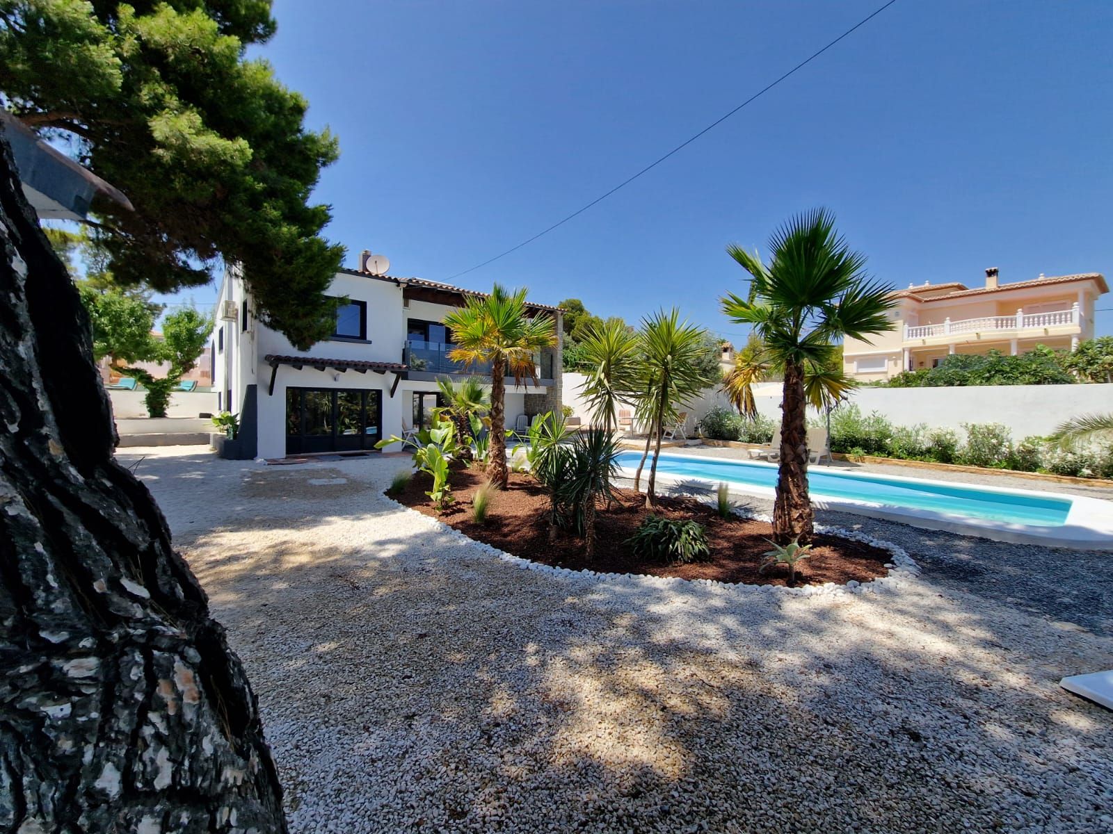 Exterior view of House or chalet for sale in Calpe / Calp  with Air Conditioner, Heating and Private garden