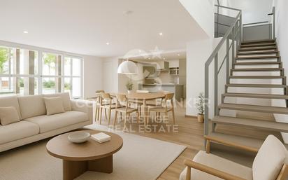 Living room of Duplex for sale in  Barcelona Capital  with Air Conditioner, Private garden and Oven