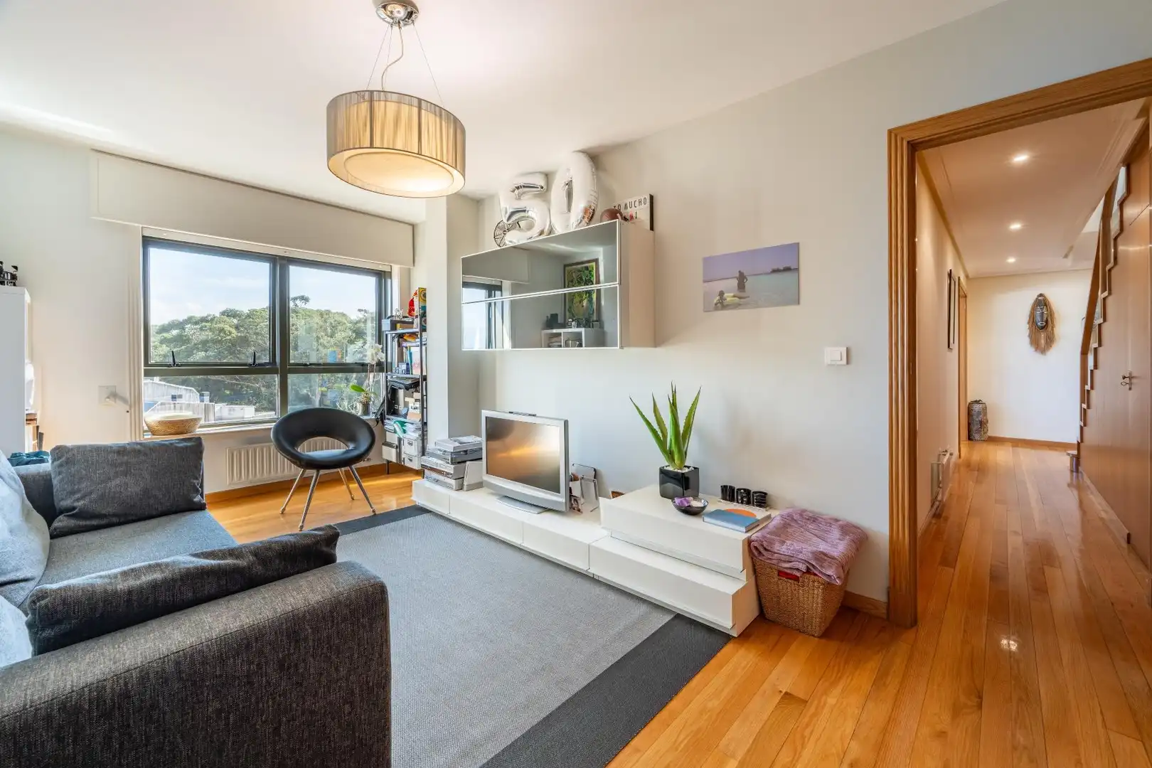 Wohnzimmer von Maisonette zum Verkauf in A Coruña Capital  mit Heizung und Abstellraum