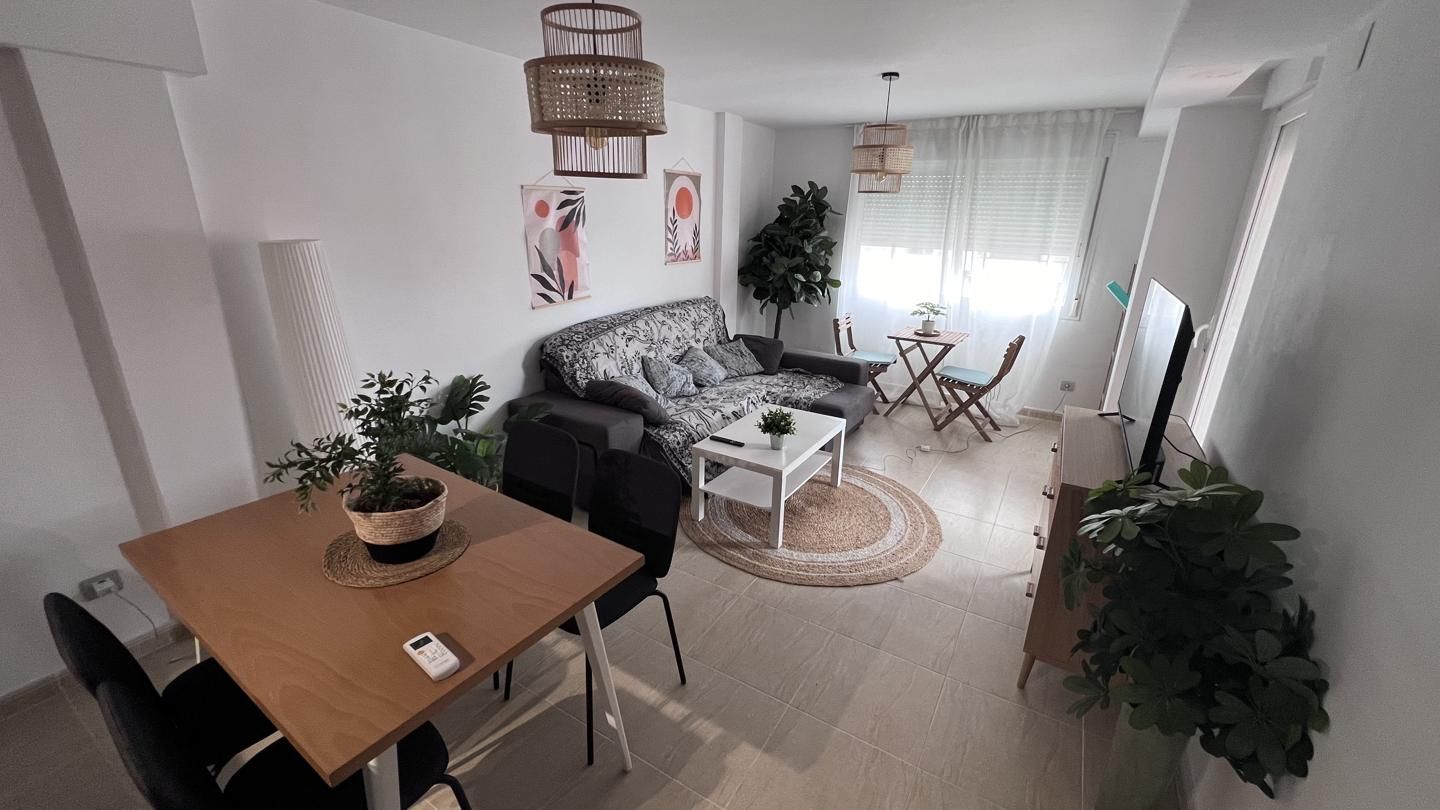 Sala de estar de Piso en venta en Torreblanca con Aire acondicionado y Terraza