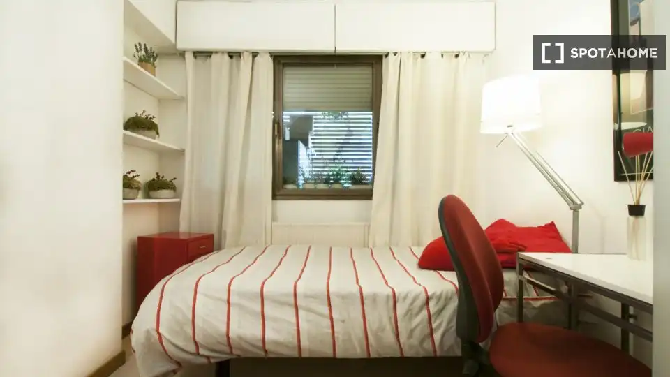 Habitación de Piso de alquiler en Madrid con Aire acondicionado, Calefacción y Amueblado