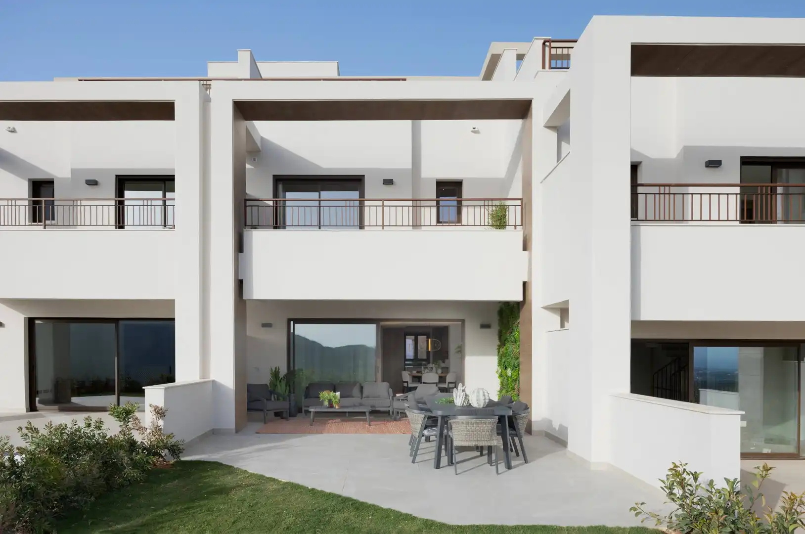 Terraza de Casa adosada en venta en Istán con Aire acondicionado, Calefacción y Jardín privado