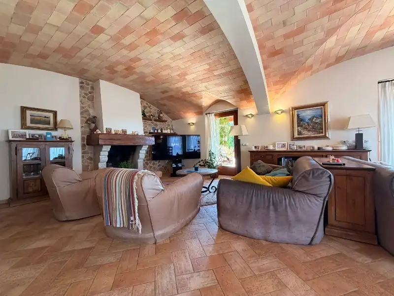 Living room of Houses for sale in Sant Feliu de Guíxols  with Air Conditioner, Heating and Private garden
