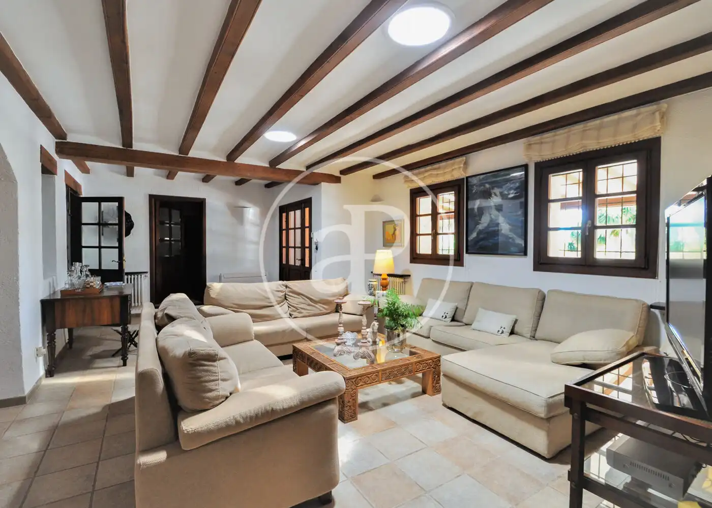 Sala de estar de Casa o chalet en venta en Binissalem con Aire acondicionado, Calefacción y Jardín privado