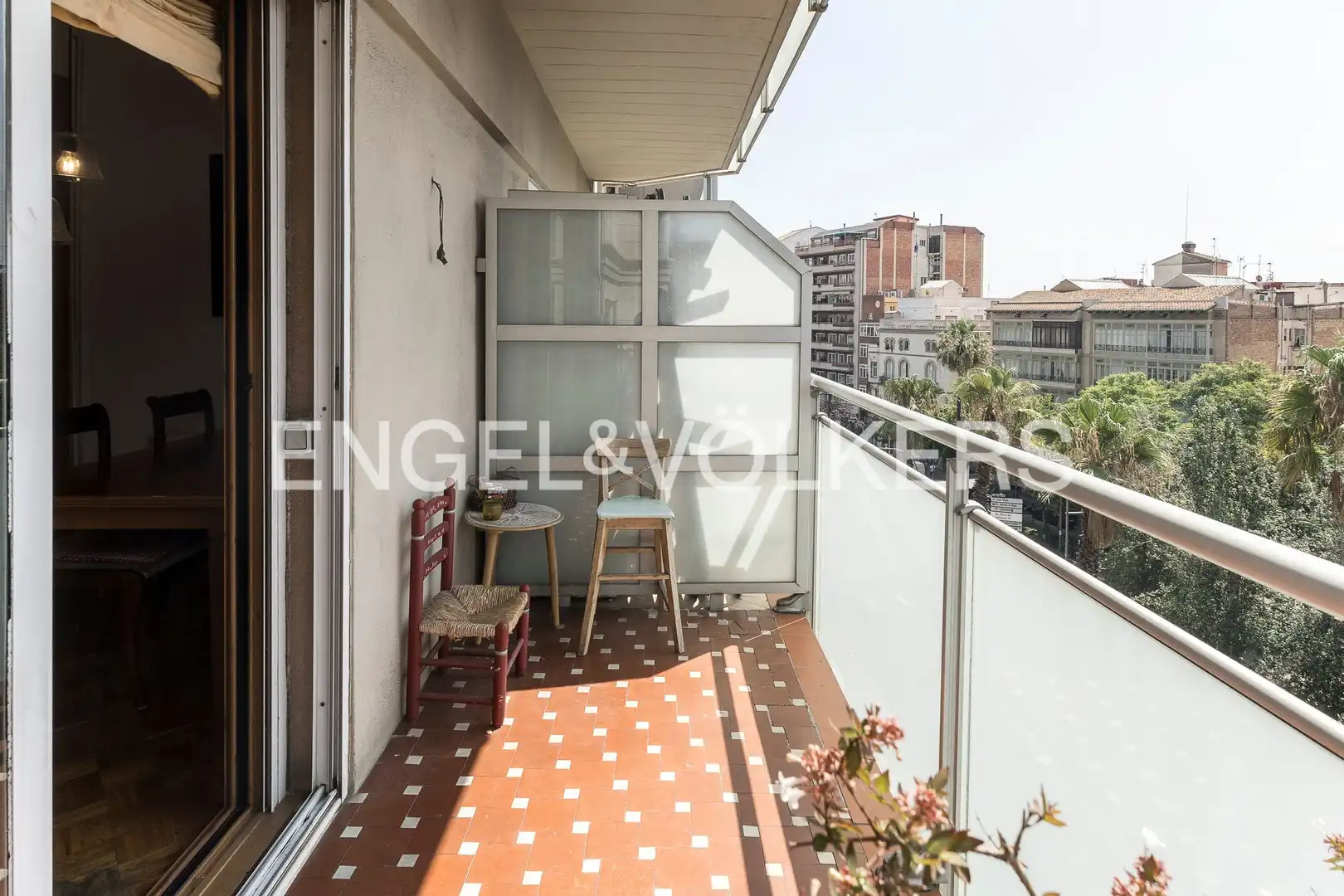 Balcony of Flat for sale in Barcelona  with Air Conditioner, Heating and Parquet flooring