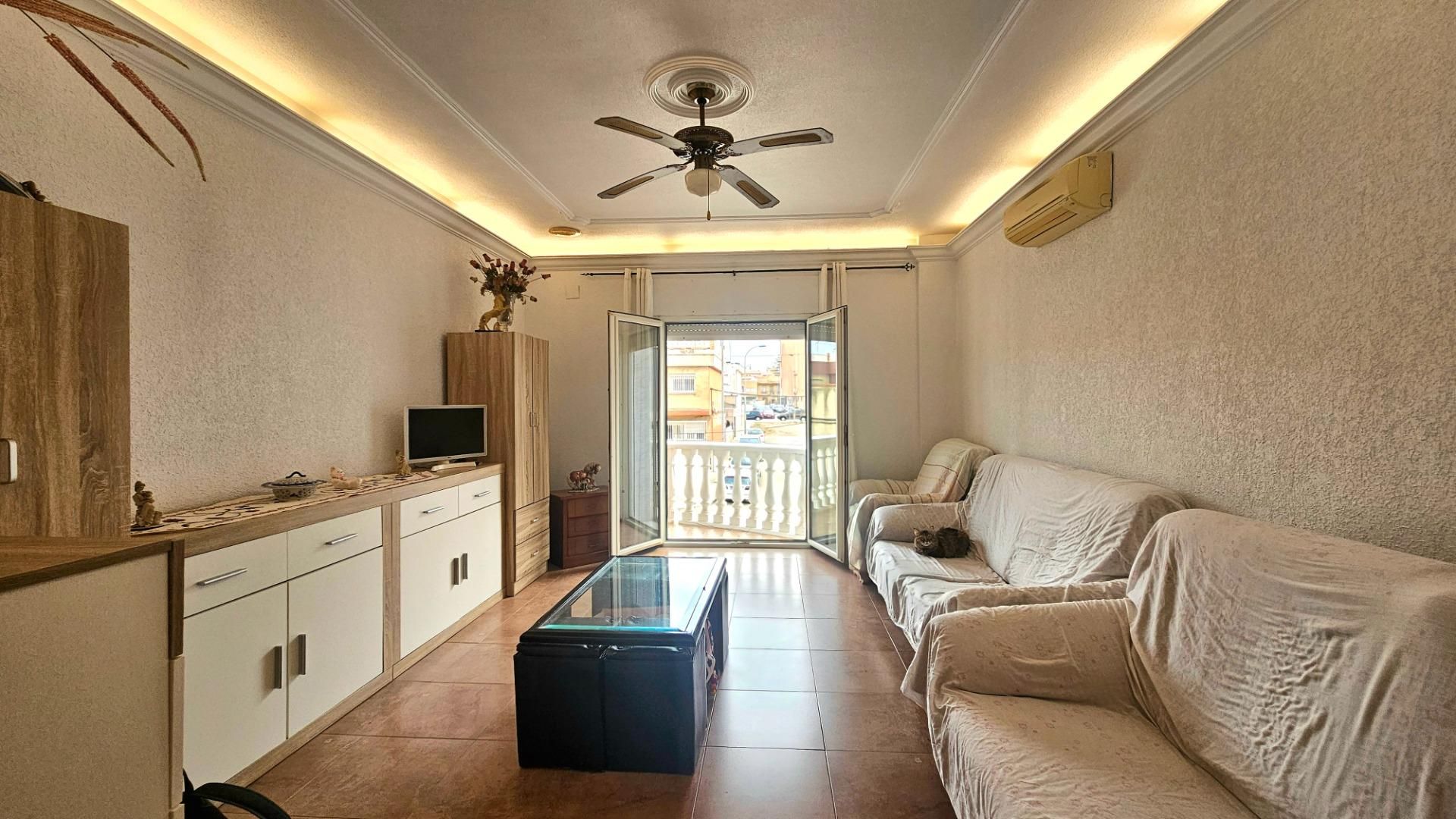 Living room of Flat for sale in Cartagena  with Air Conditioner, Terrace and Storage room