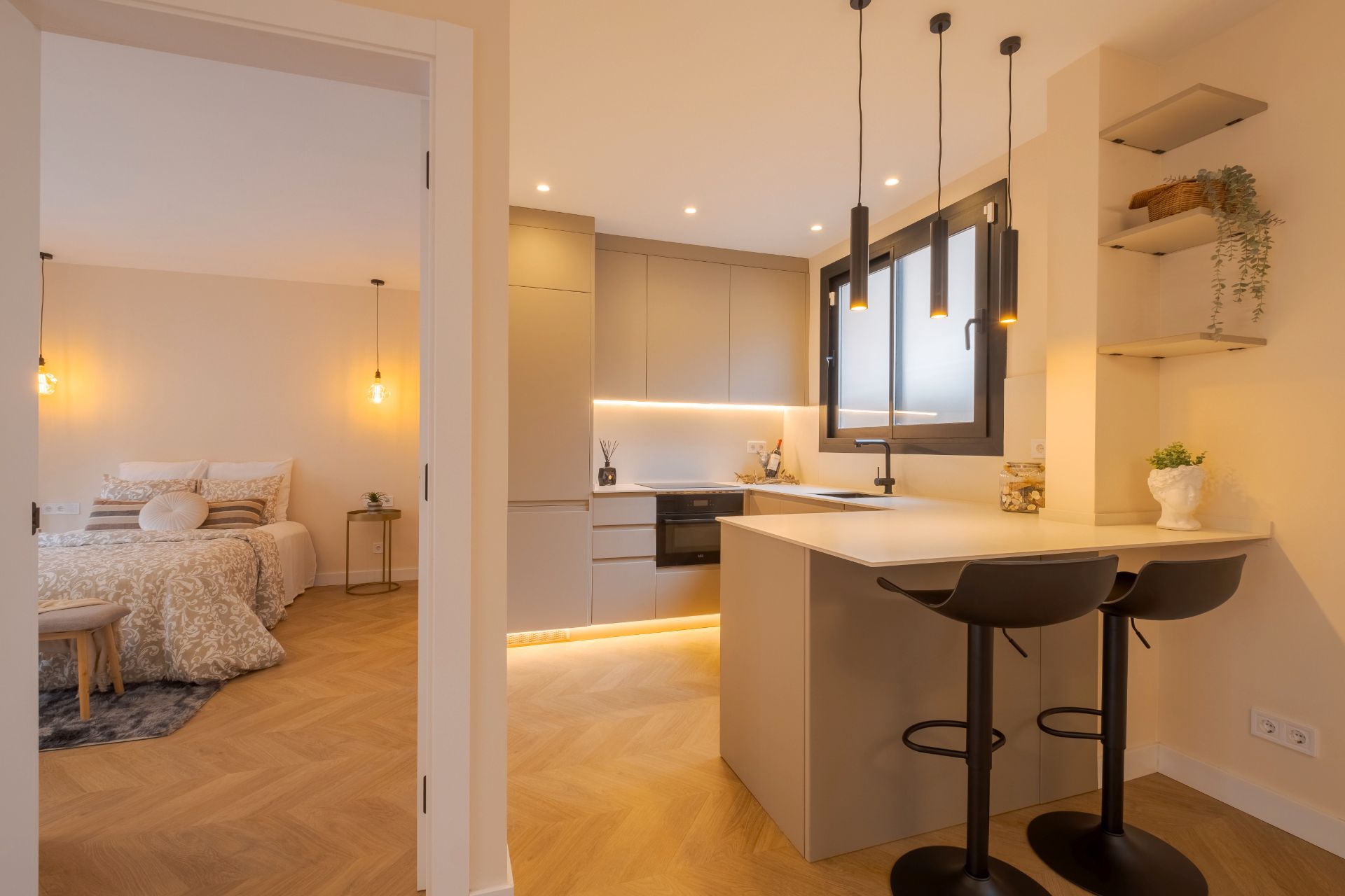 Cuina de Àtic en venda en  Barcelona Capital amb Aire condicionat, Calefacció i Parquet