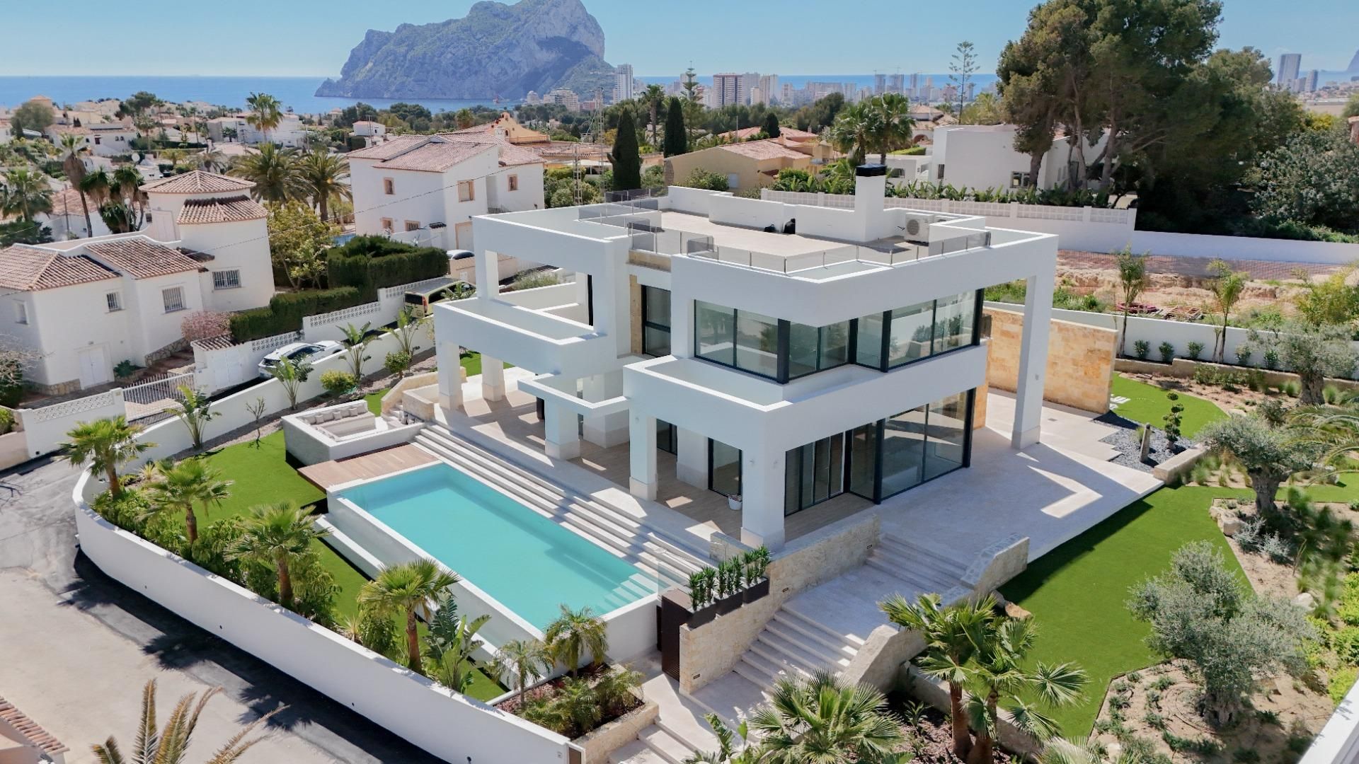 Vista exterior de Casa o xalet en venda en Benissa amb Aire condicionat, Calefacció i Jardí privat