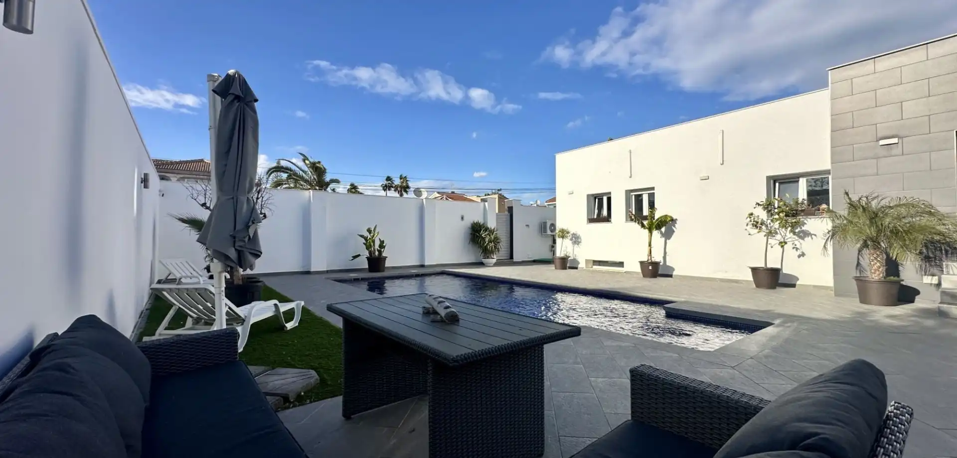 Terraza de Casa o chalet en venta en Rojales con Aire acondicionado, Jardín privado y Terraza