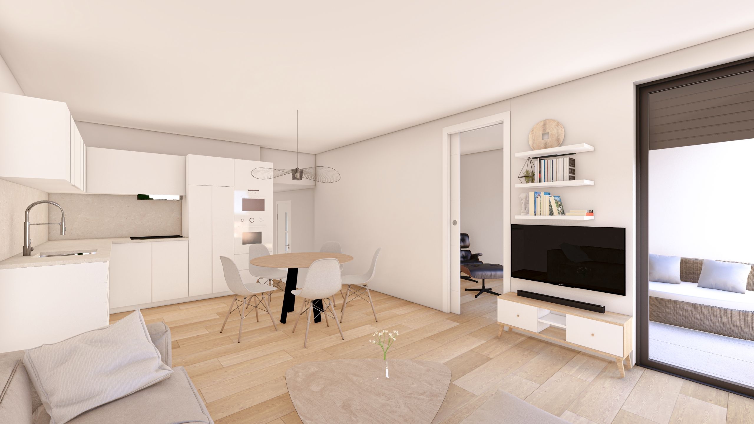 Sala d'estar de Pis en venda en Vacarisses