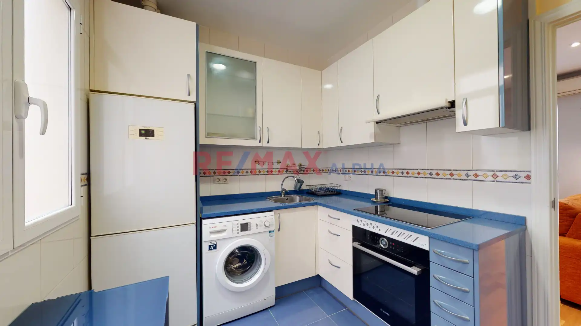 Kitchen of Flat for rent in Madrid  with Air Conditioner, Heating and Furnished