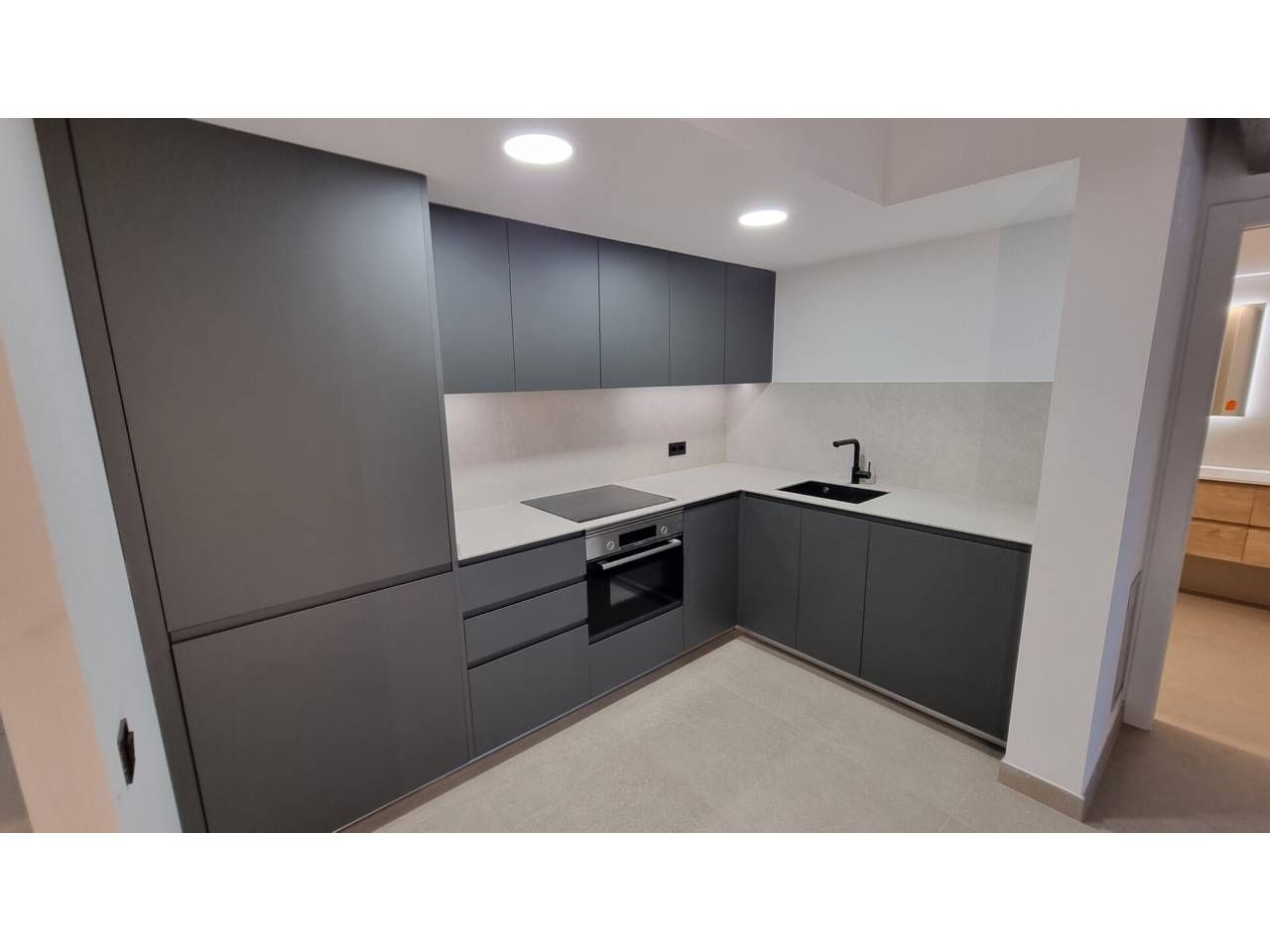 Kitchen of Flat for sale in Granollers  with Air Conditioner, Heating and Balcony