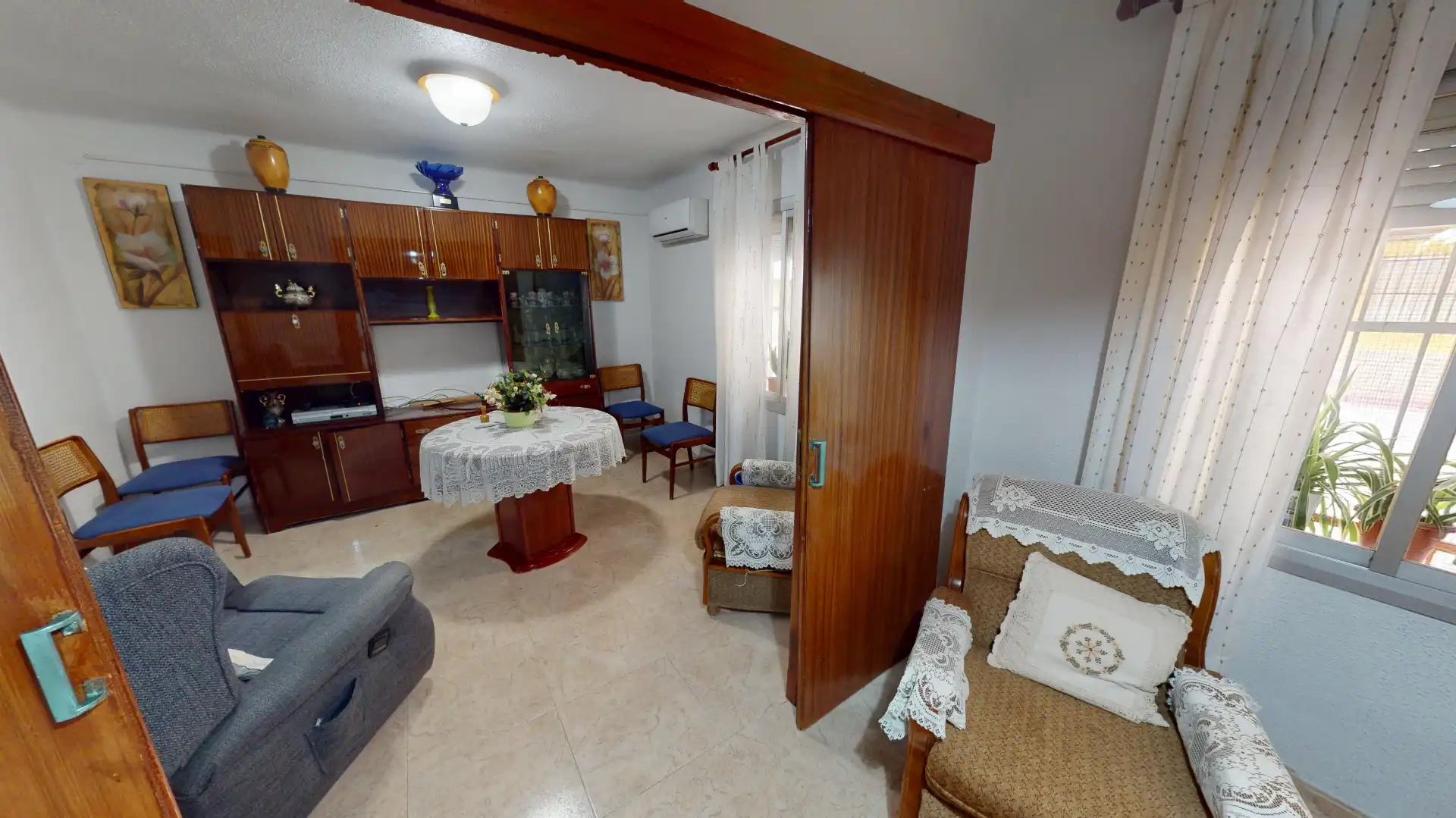 Sala de estar de Piso en venta en Alicante / Alacant con Aire acondicionado y Amueblado