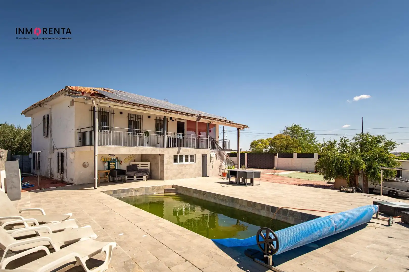 Piscina de Casa o xalet en venda en El Viso de San Juan amb Calefacció, Jardí privat i Piscina