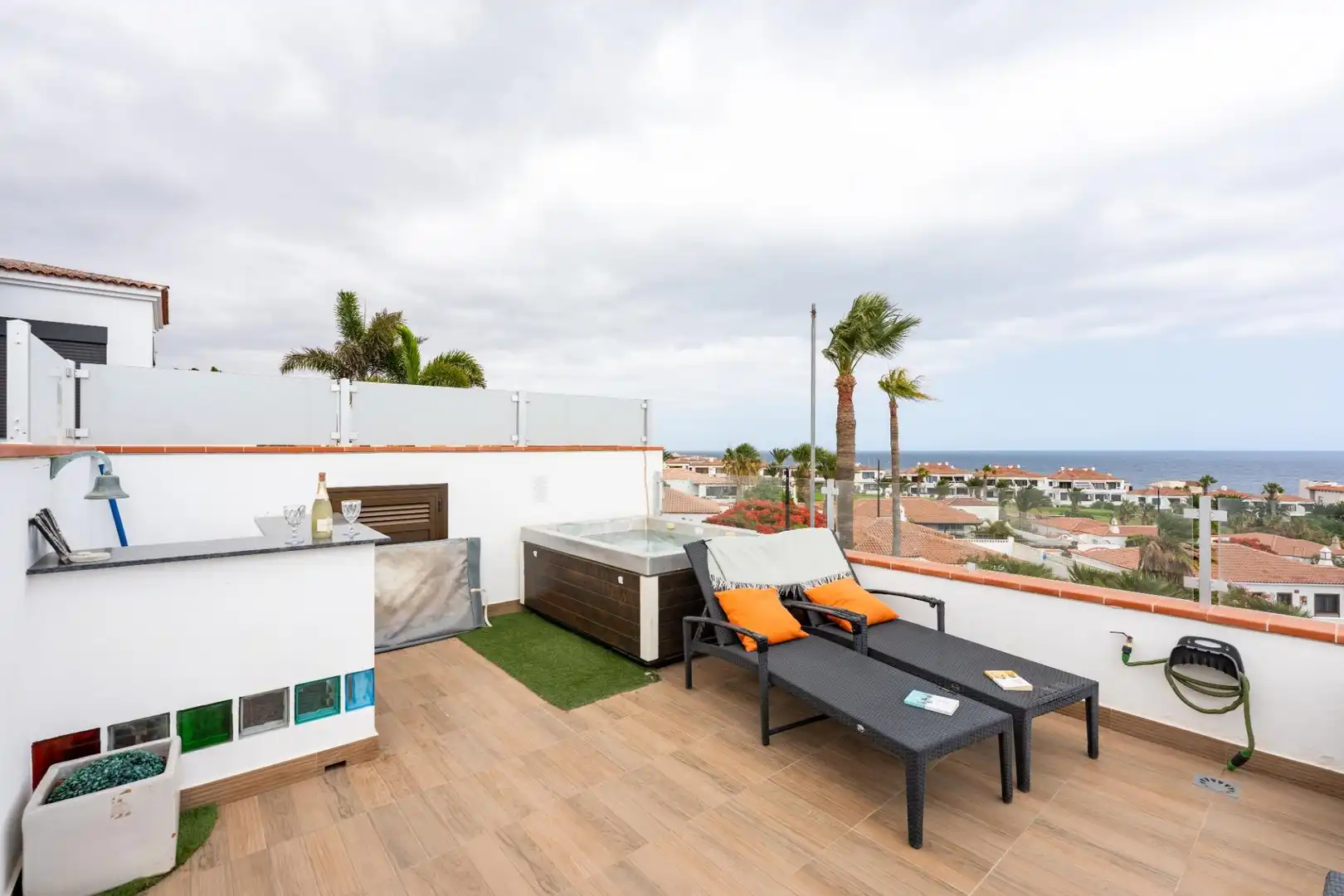 Terrassa de Casa o xalet en venda en San Miguel de Abona amb Aire condicionat, Jardí privat i Terrassa