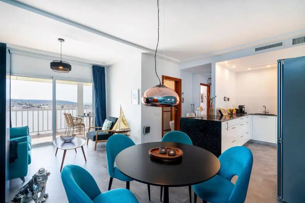 Comedor de Apartamento en venta en Mogán con Aire acondicionado, Parquet y Terraza