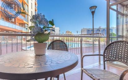 Terrace of Flat for sale in Oropesa del Mar / Orpesa  with Air Conditioner and Swimming Pool