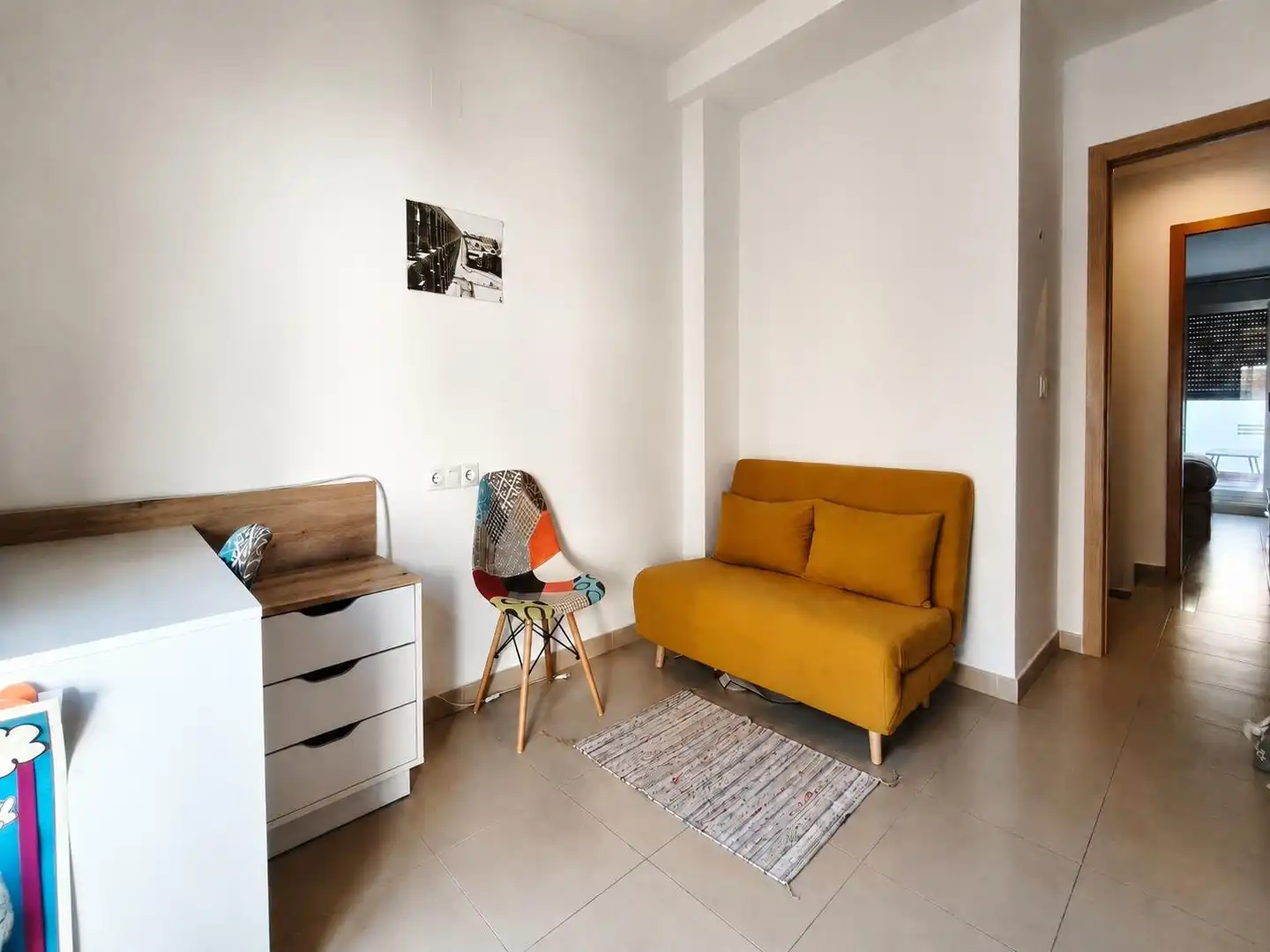 Sala de estar de Ático en venta en Castellón de la Plana / Castelló de la Plana con Terraza, Amueblado y Balcón