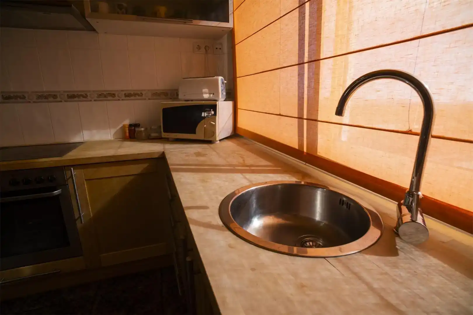 Kitchen of Flat for sale in Mas de Barberans  with Air Conditioner, Parquet flooring and Furnished
