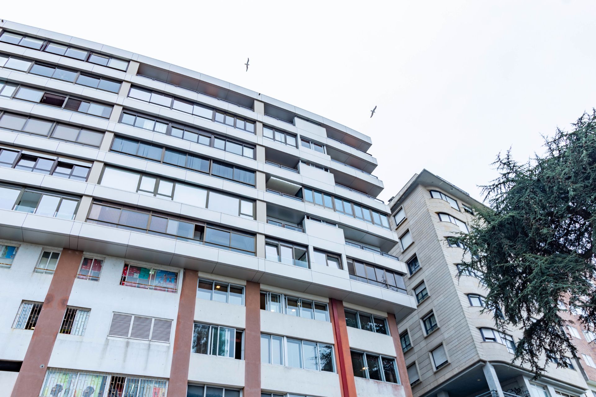 Exterior view of Flat for sale in Vigo   with Heating, Parquet flooring and Terrace
