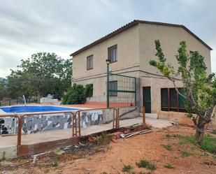 Exterior view of Country house for sale in Alcover  with Air Conditioner, Terrace and Swimming Pool