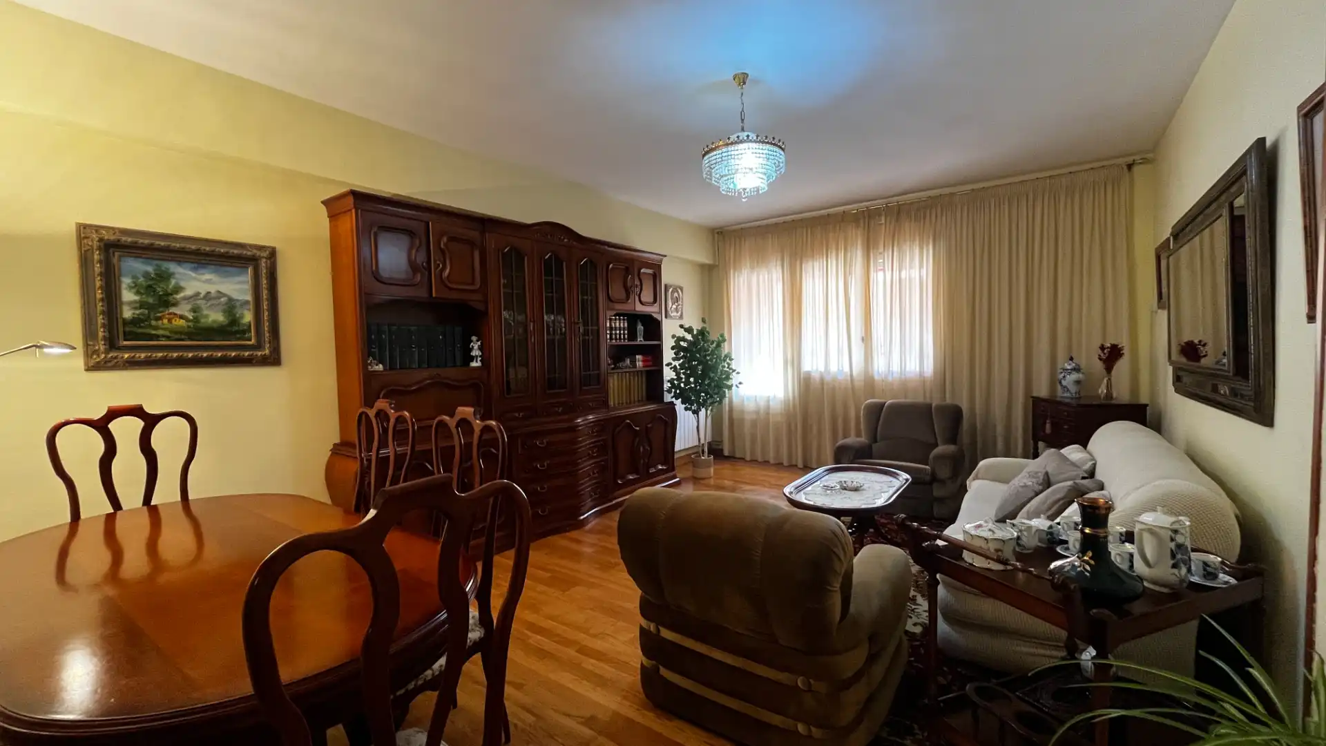 Sala d'estar de Pis en venda en Corella amb Calefacció, Parquet i Terrassa
