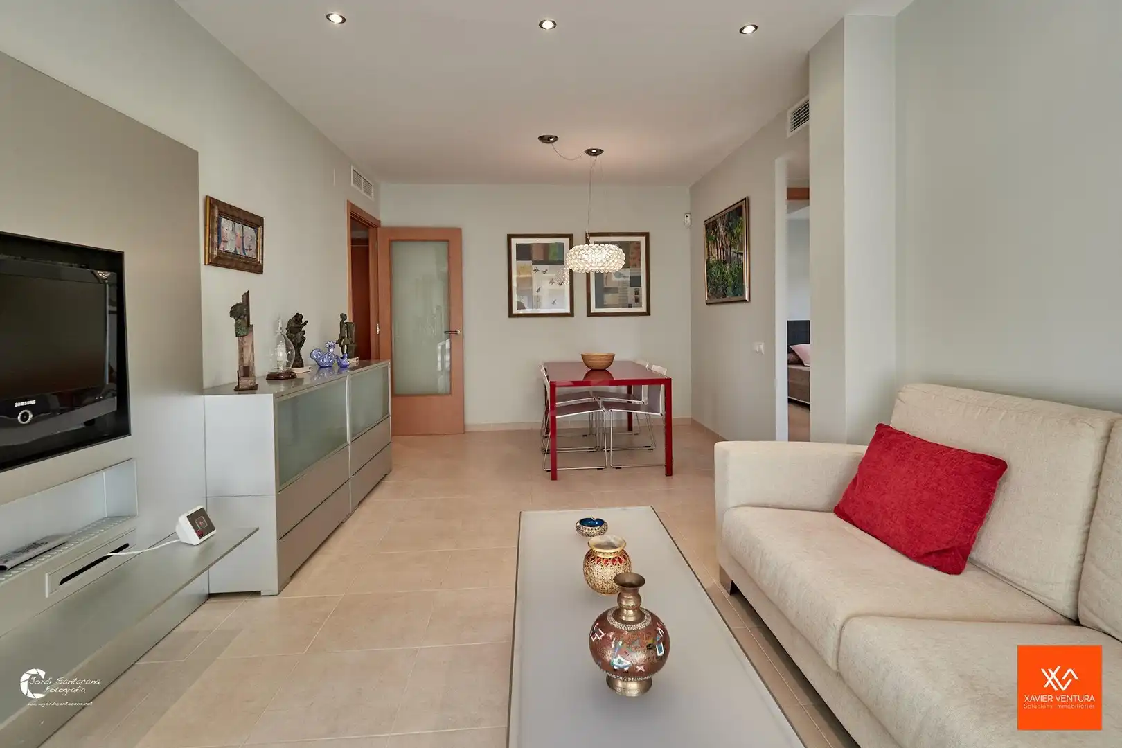 Living room of Attic for sale in El Vendrell  with Air Conditioner, Heating and Terrace