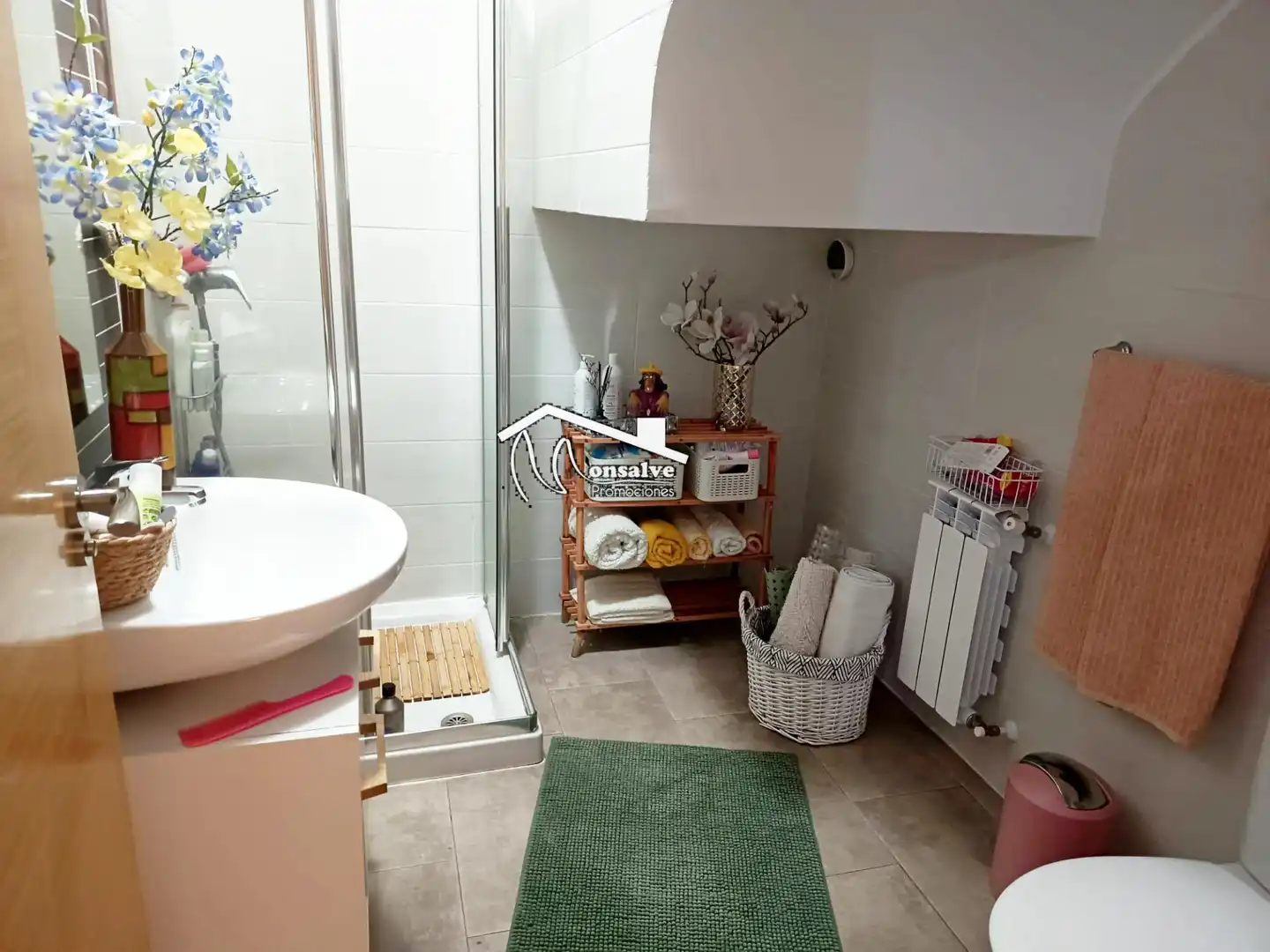 Baño de Casa adosada en venta en Yeles con Aire acondicionado, Calefacción y Jardín privado