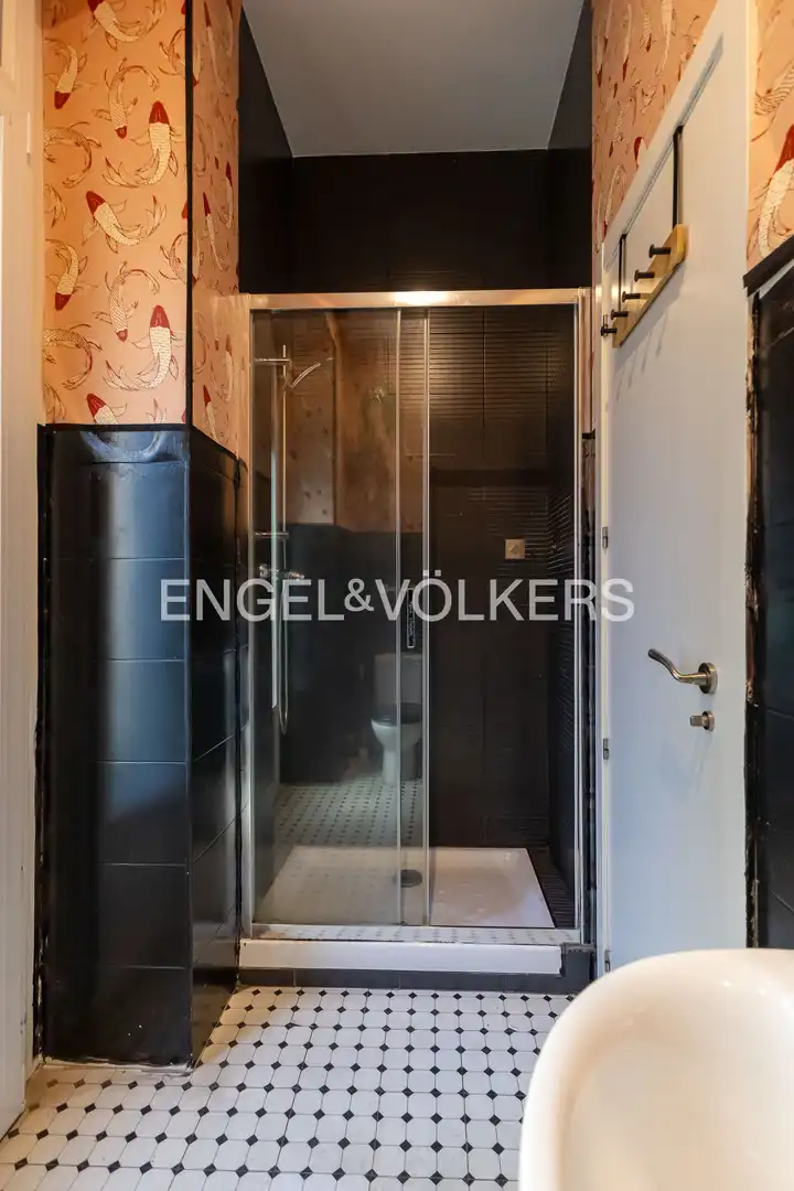 Baño de Piso de alquiler en Madrid con Aire acondicionado, Calefacción y Parquet