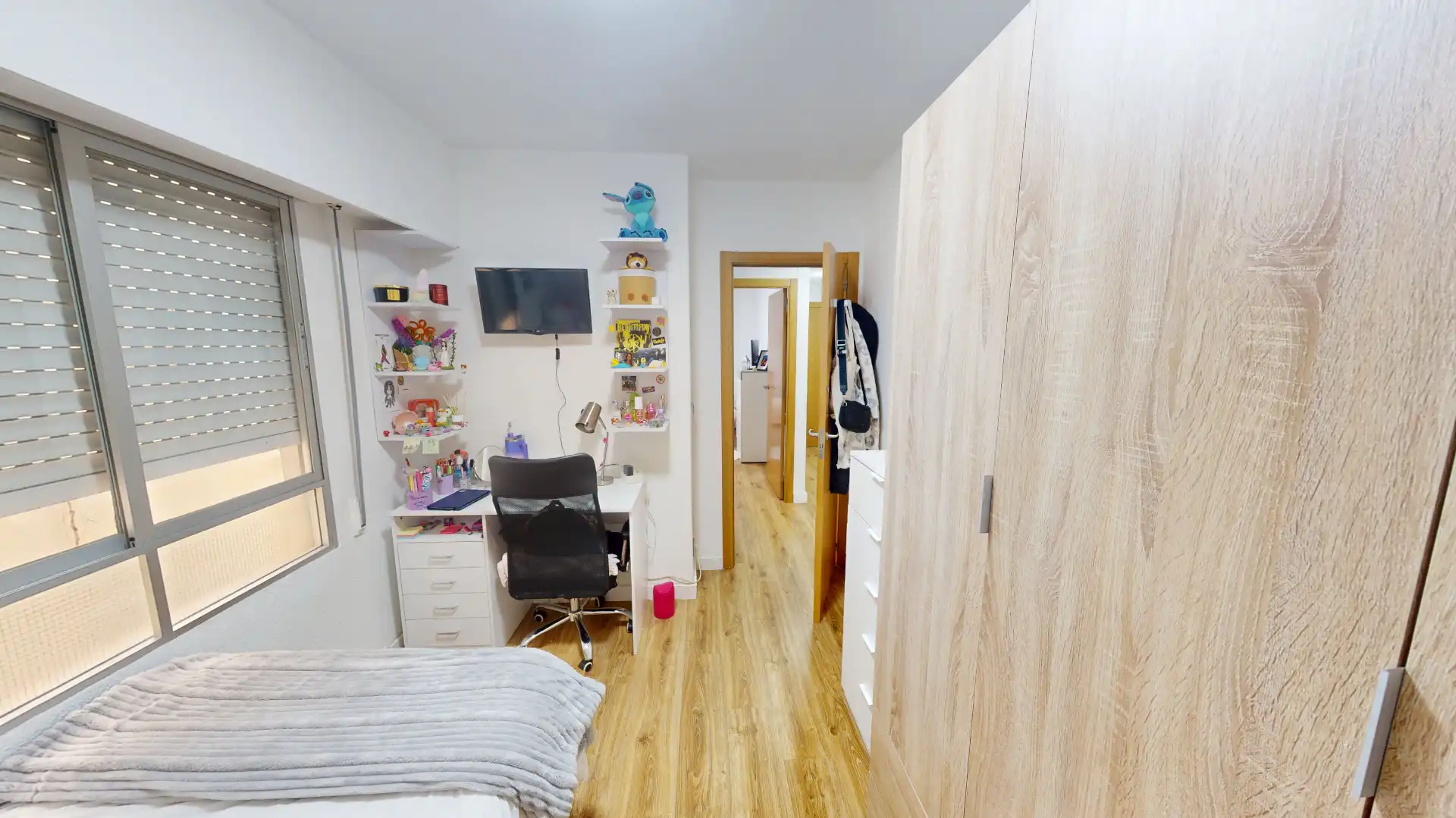 Bedroom of Flat for sale in Elche / Elx  with Furnished