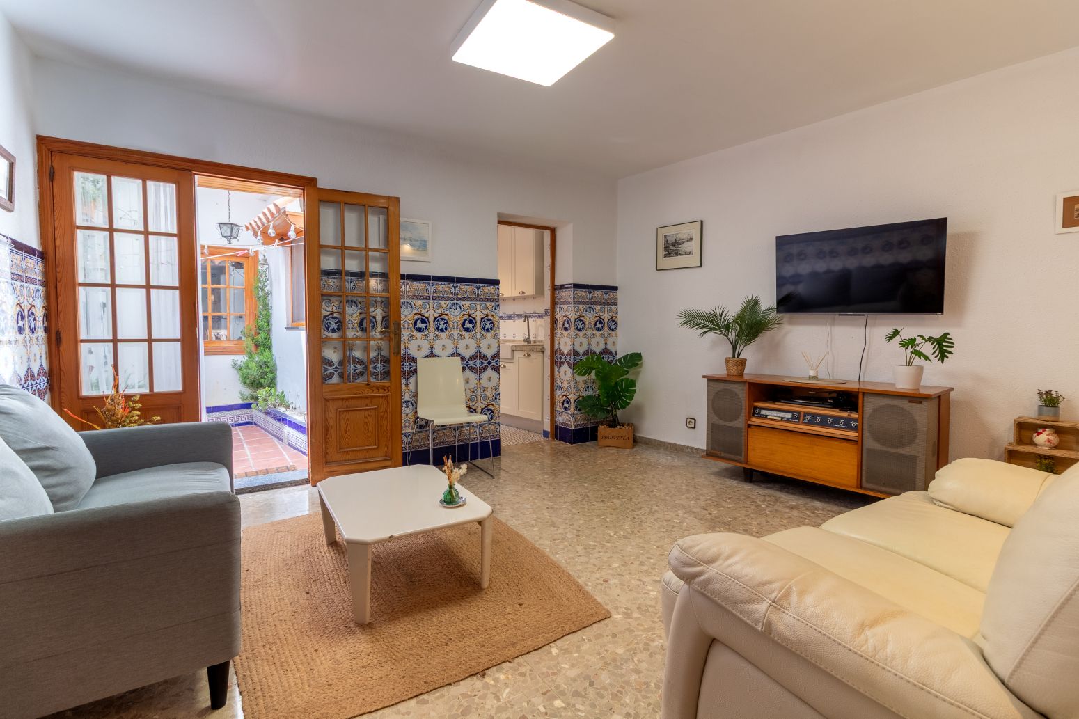 Sala d'estar de Pis de lloguer en Sagunto / Sagunt amb Calefacció, Terrassa i Moblat