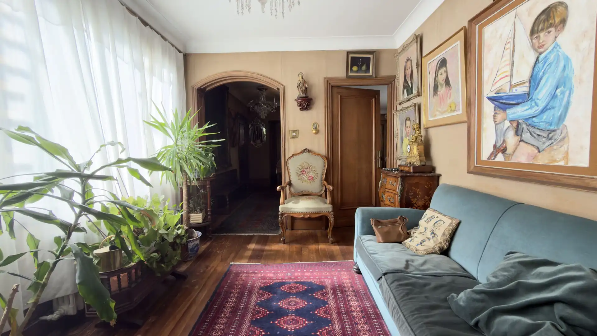 Sala de estar de Piso en venta en Getxo  con Calefacción, Terraza y Trastero