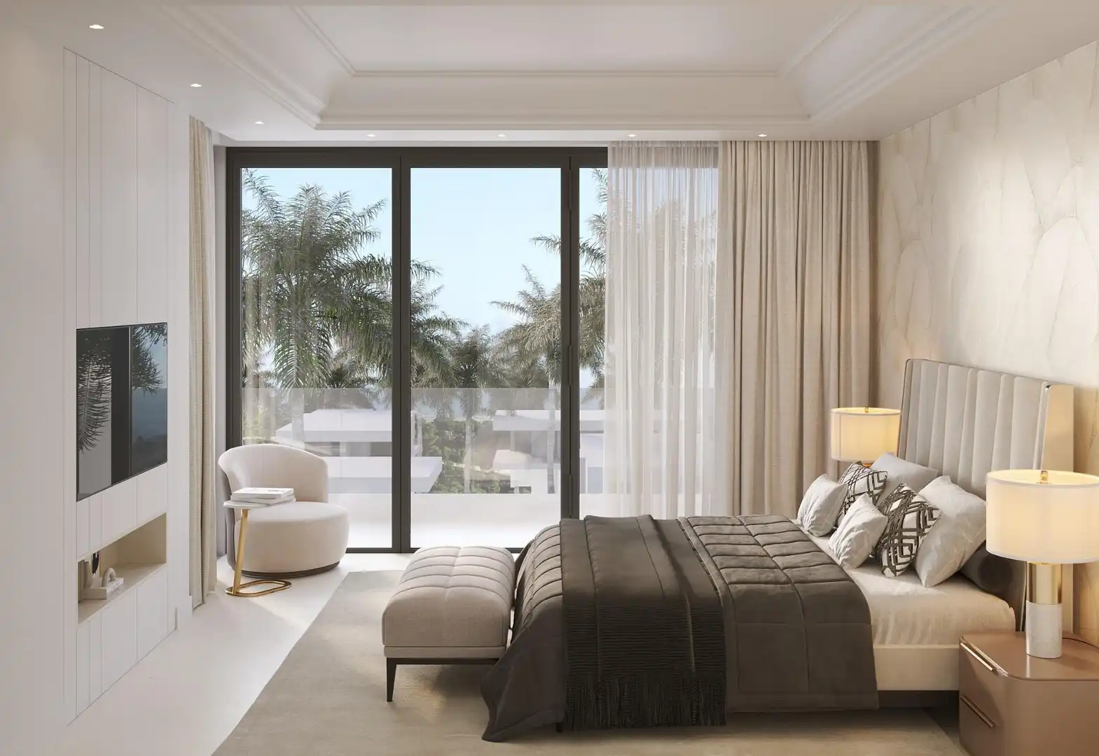 Bedroom of Houses for sale in Marbella  with Air Conditioner, Heating and Private garden