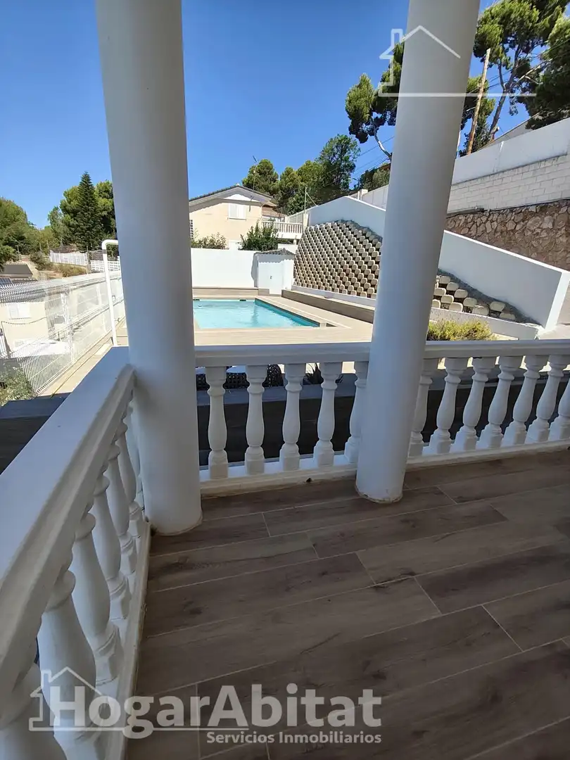 Piscina de Casa o chalet en venta en Torrent con Aire acondicionado, Calefacción y Jardín privado