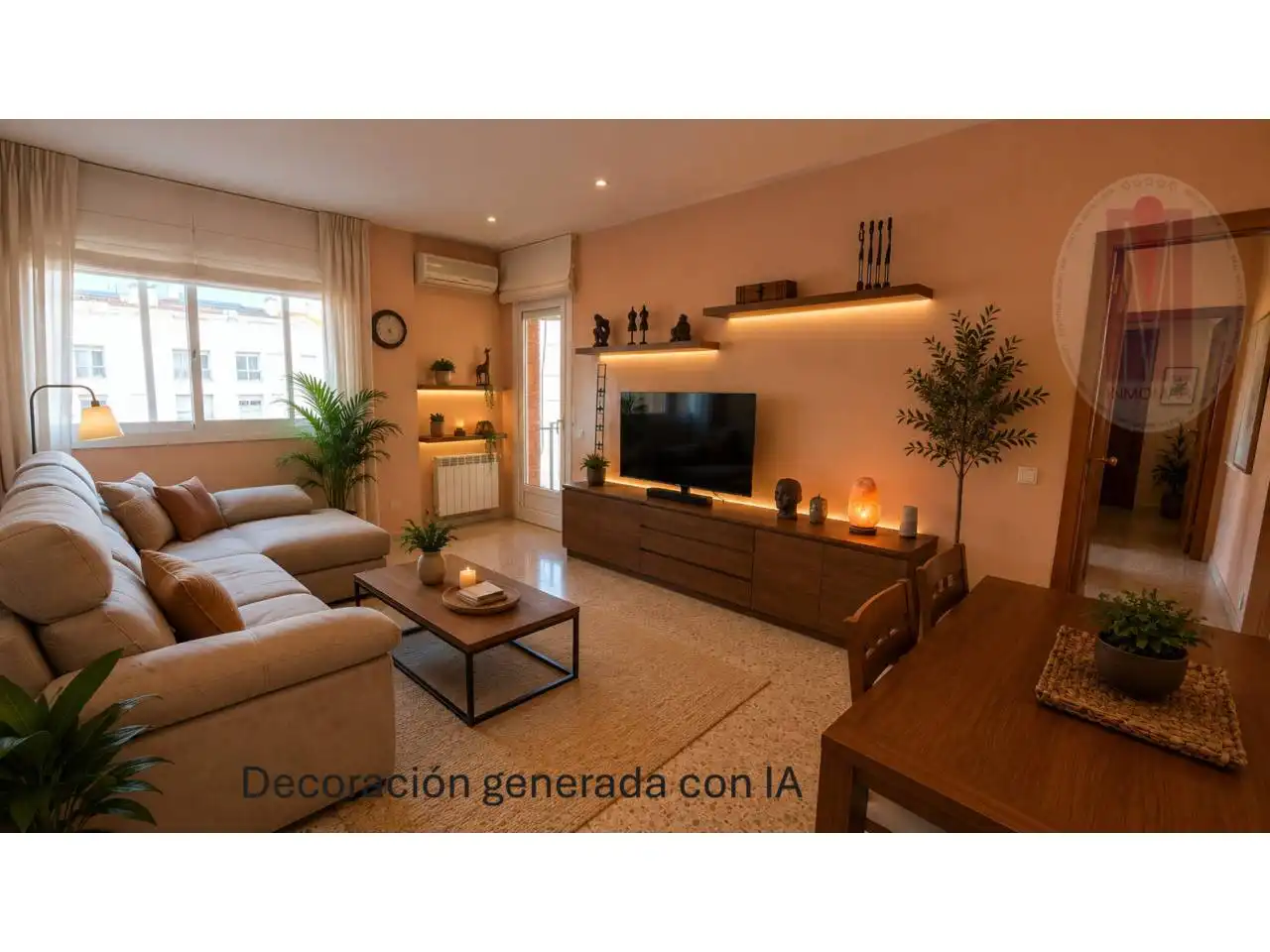 Sala de estar de Piso en venta en Cornellà de Llobregat con Calefacción y Balcón