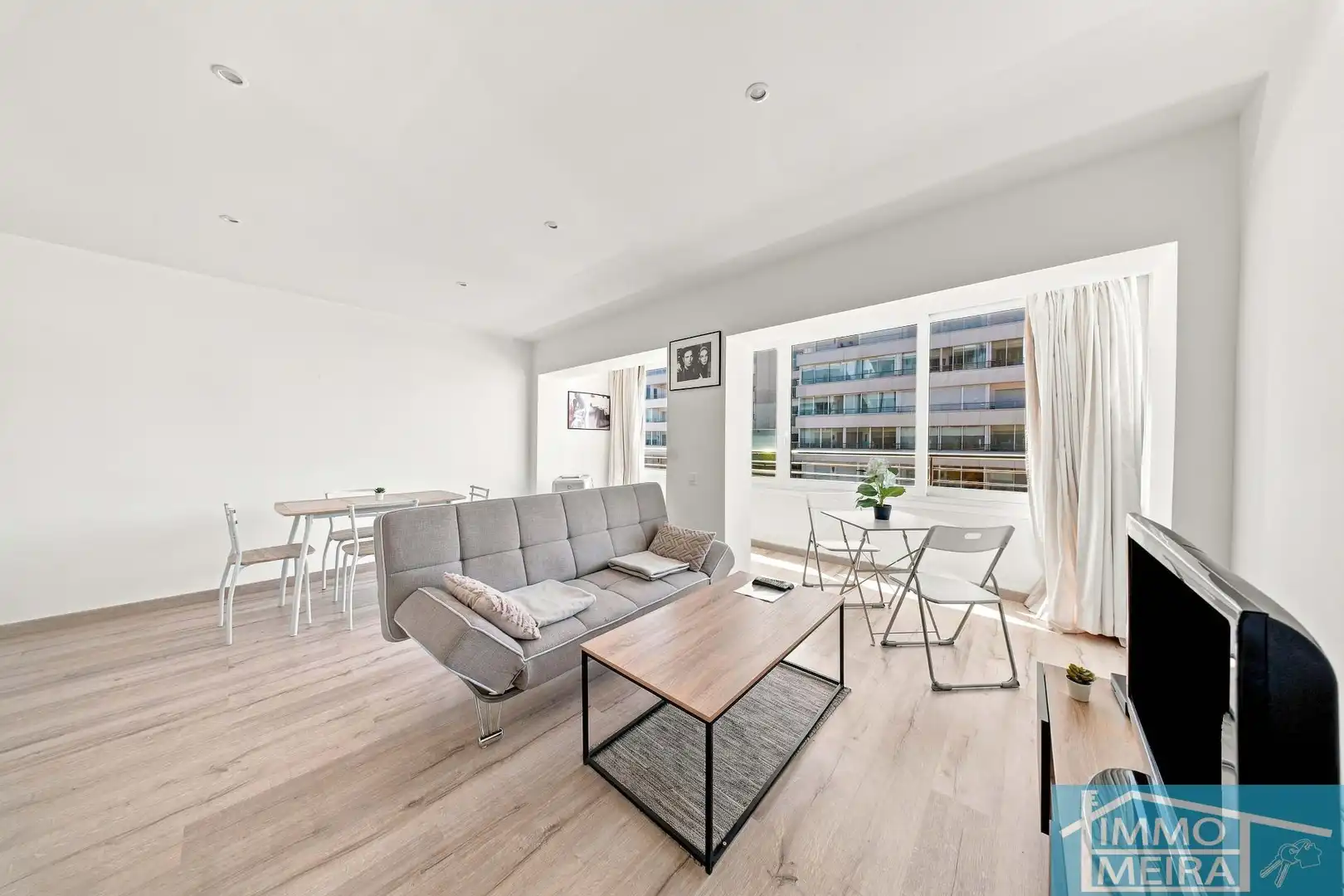 Sala de estar de Apartamento en venta en Roses con Aire acondicionado, Calefacción y Terraza