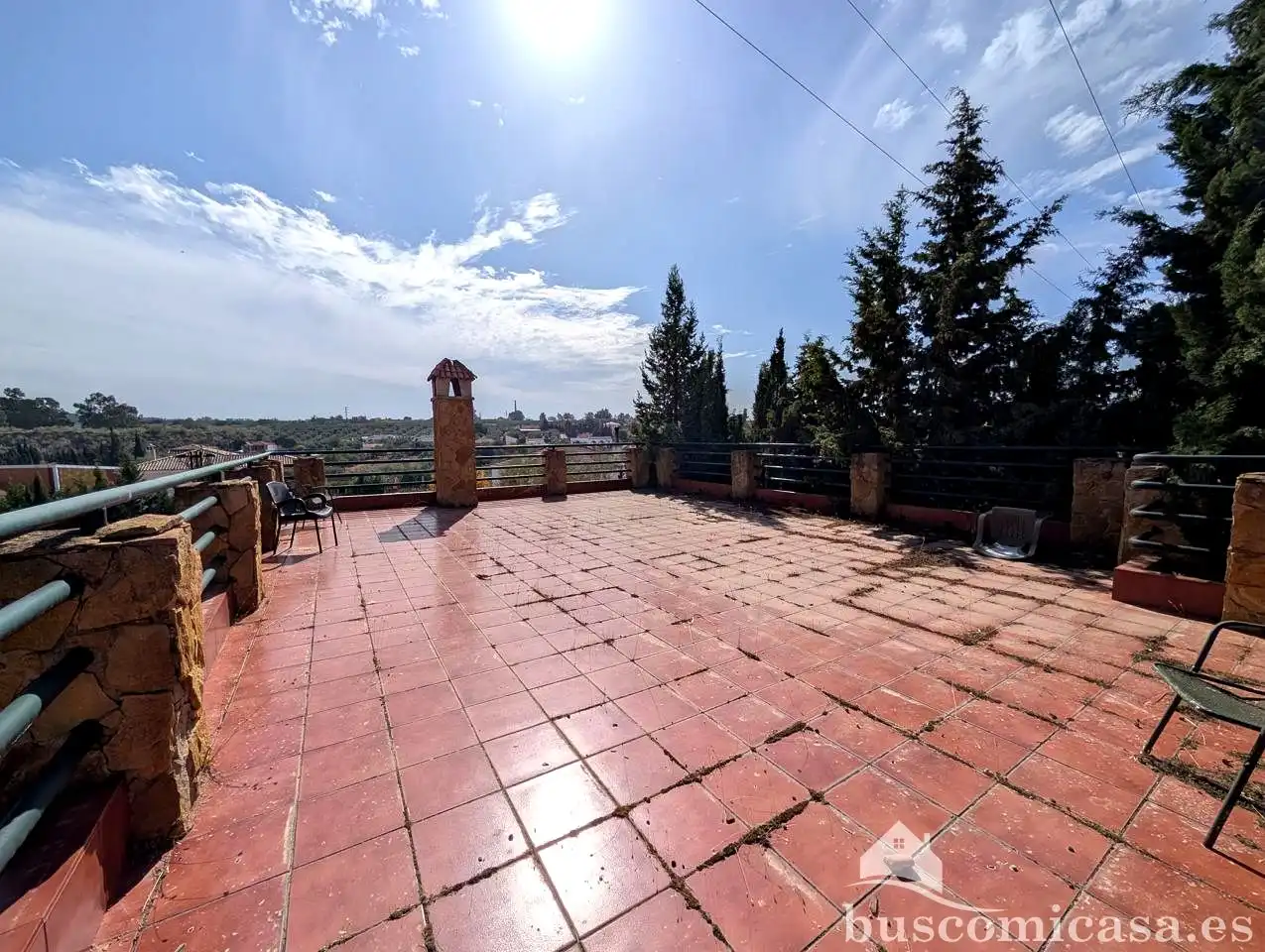Terrassa de Finca rústica en venda en Linares amb Aire condicionat, Jardí privat i Terrassa