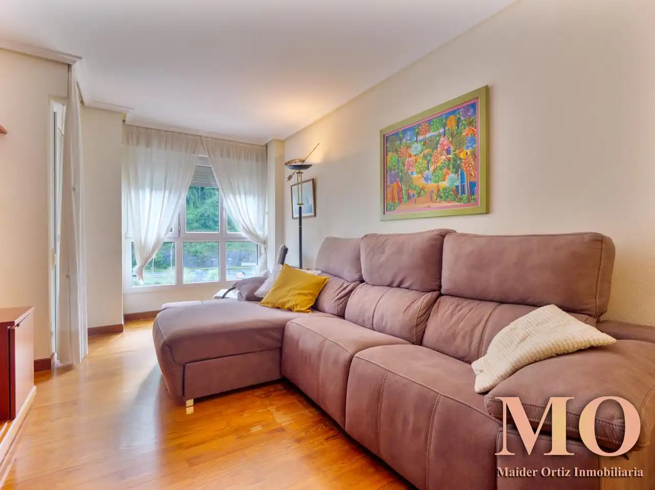 Living room of Flat for sale in Bergara  with Heating, Terrace and Storage room