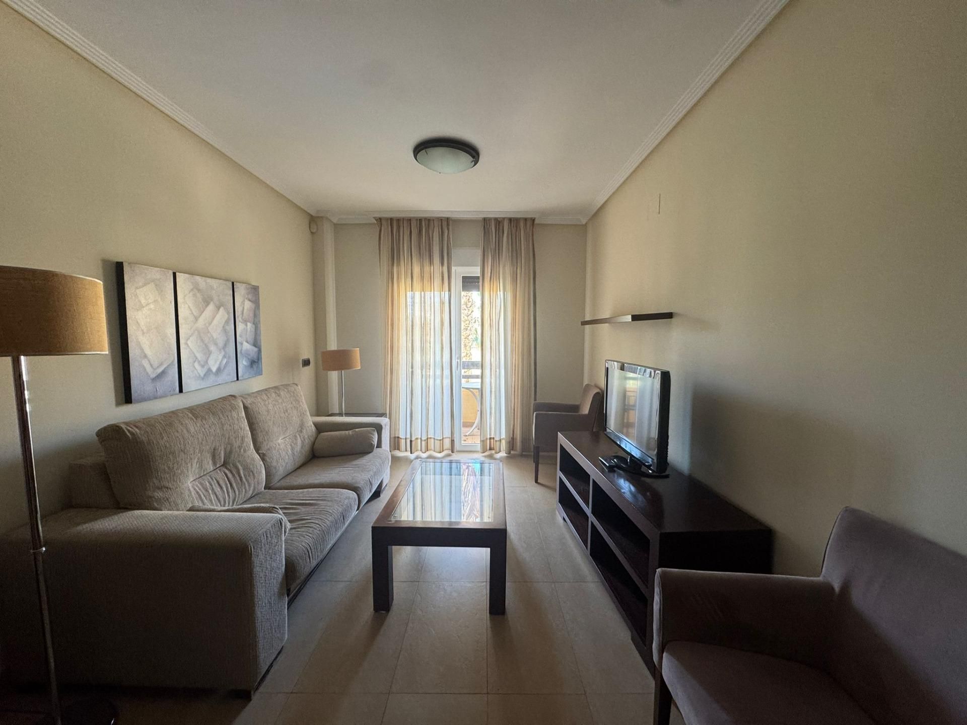 Living room of Flat for sale in Los Alcázares  with Air Conditioner, Heating and Private garden