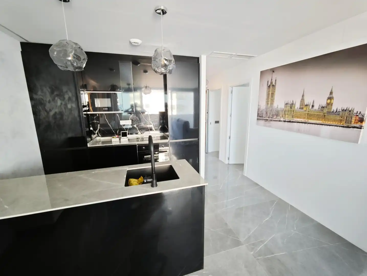 Cuina de Apartament en venda en Benalmádena amb Aire condicionat, Terrassa i Traster