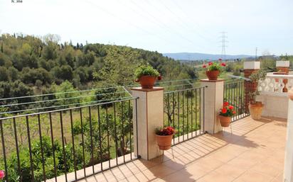 Terrace of House or chalet for sale in Masquefa  with Terrace, Swimming Pool and Balcony