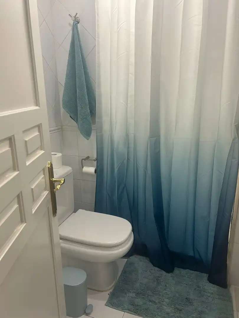 Bany de Apartament de lloguer en Puerto de la Cruz amb Jardí privat, Piscina i Moblat